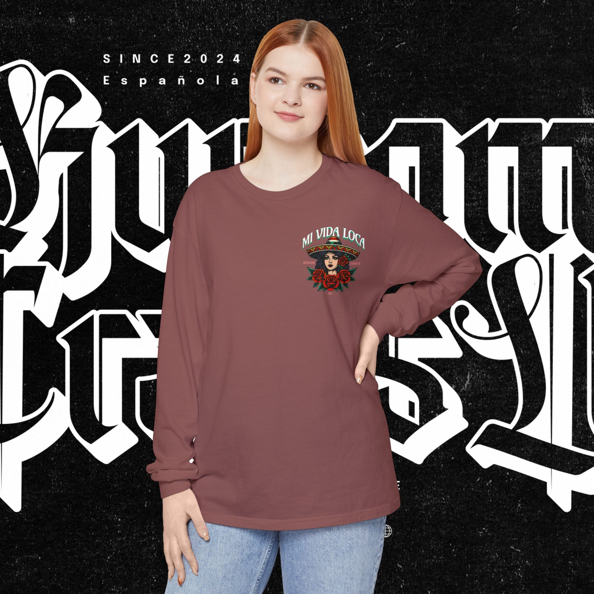 Mi Vida Loca - Long Sleeve T-Shirt (BACK PRINT)