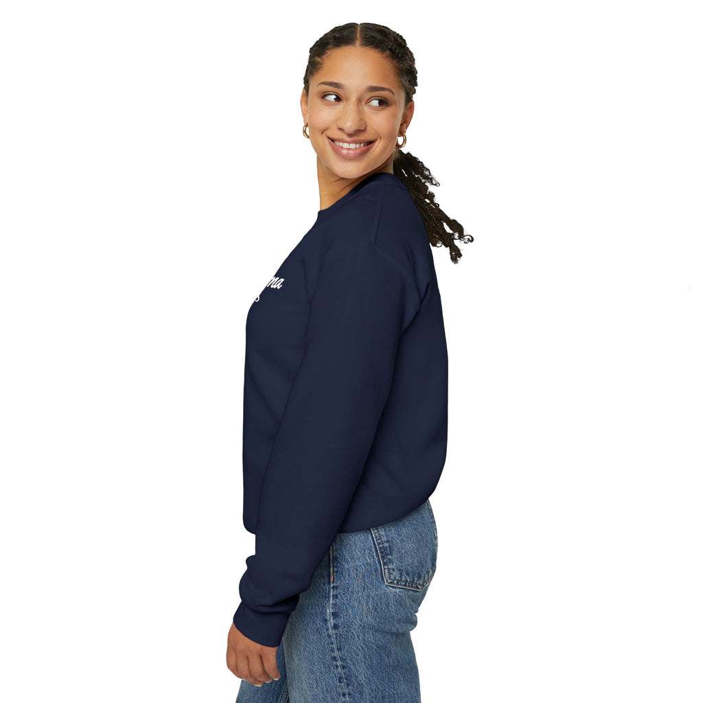 Hot Mama - Personalized Embroidery Crewneck Sweatshirt
