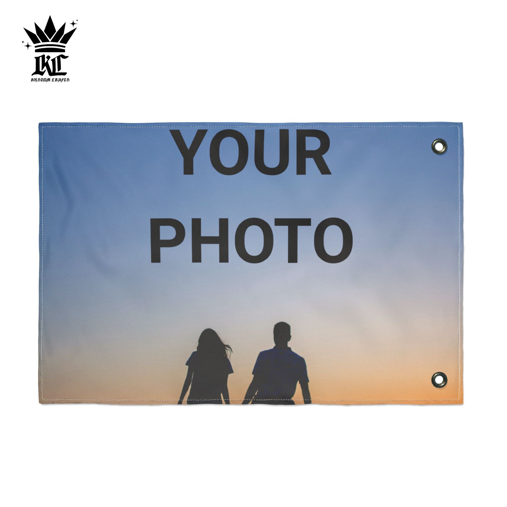 Custom Double-Sided Photo Flag – Personalized