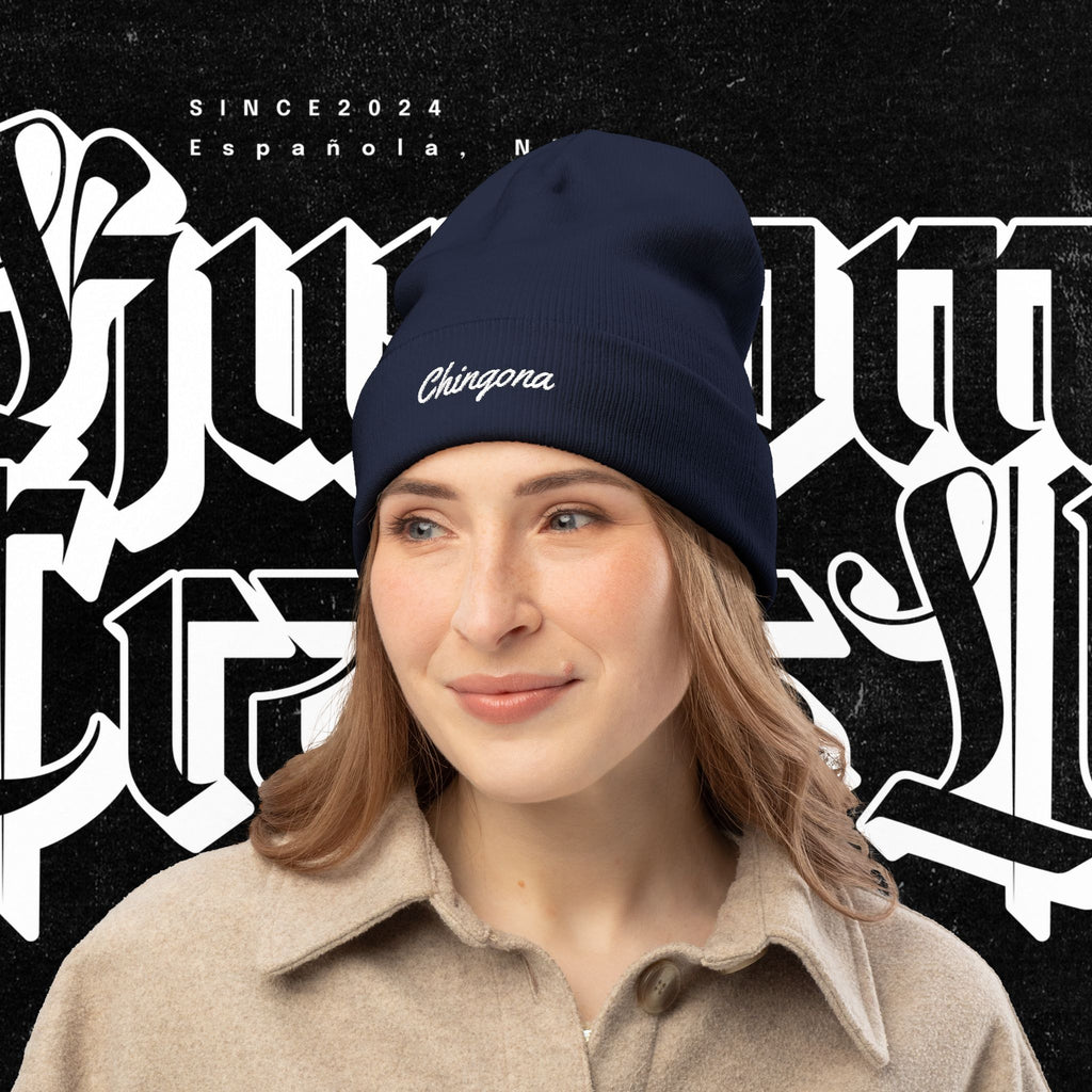 Chingona - Embroidery Beanie