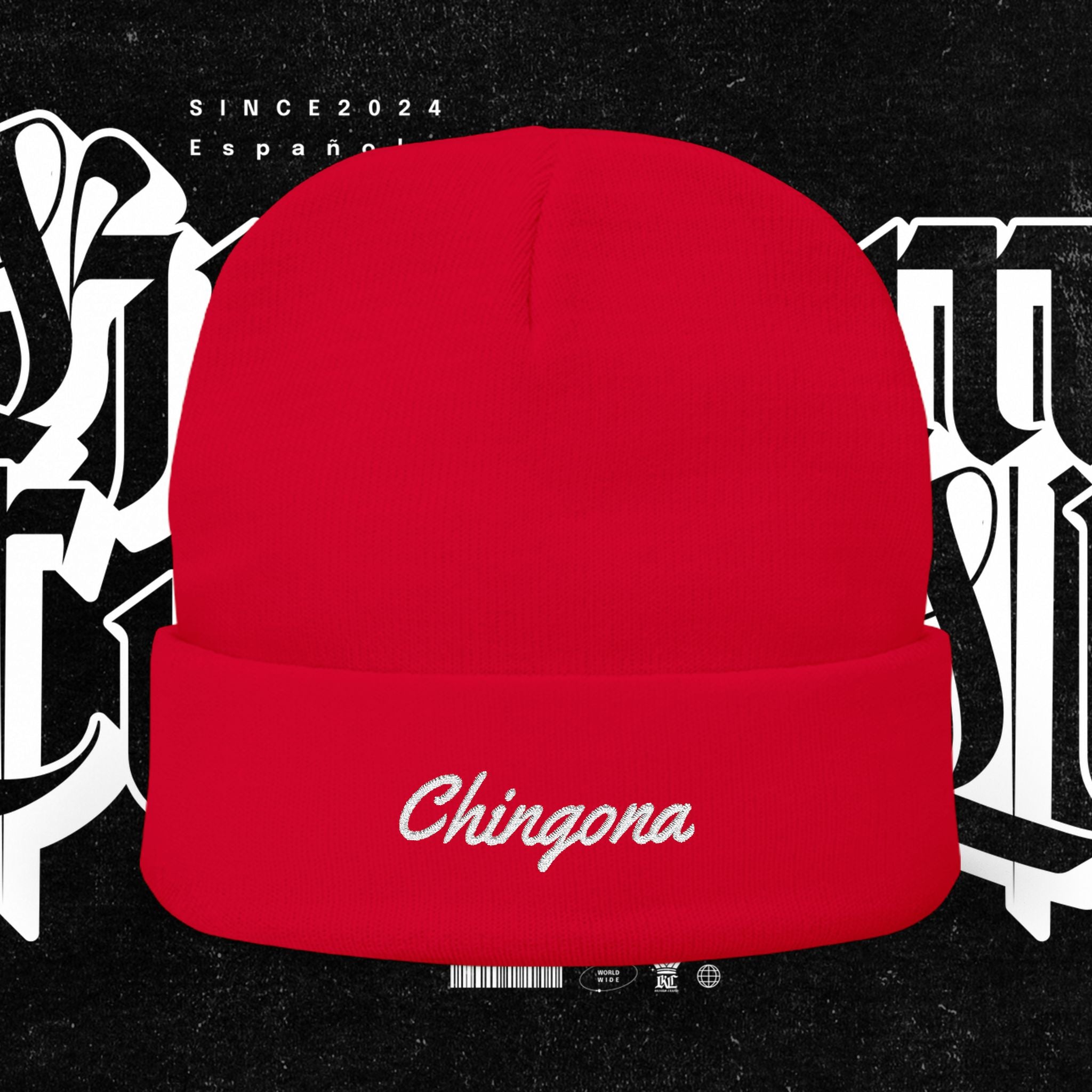 Chingona - Embroidery Beanie