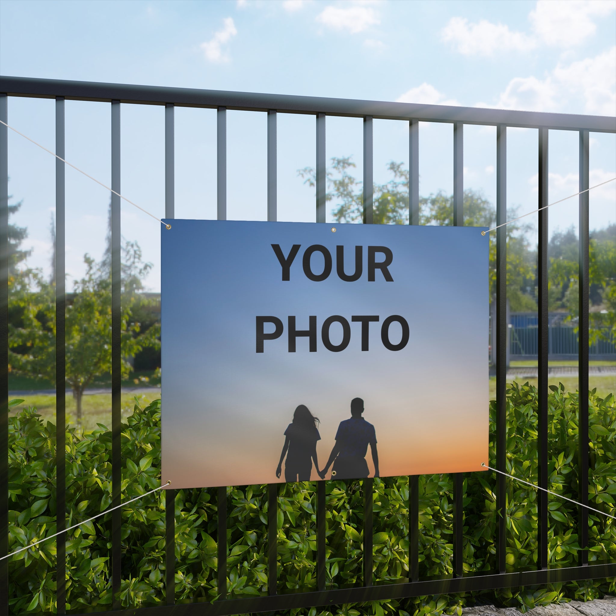 Custom Matte Banner — Personalized Outdoor/Indoor Vinyl Sign