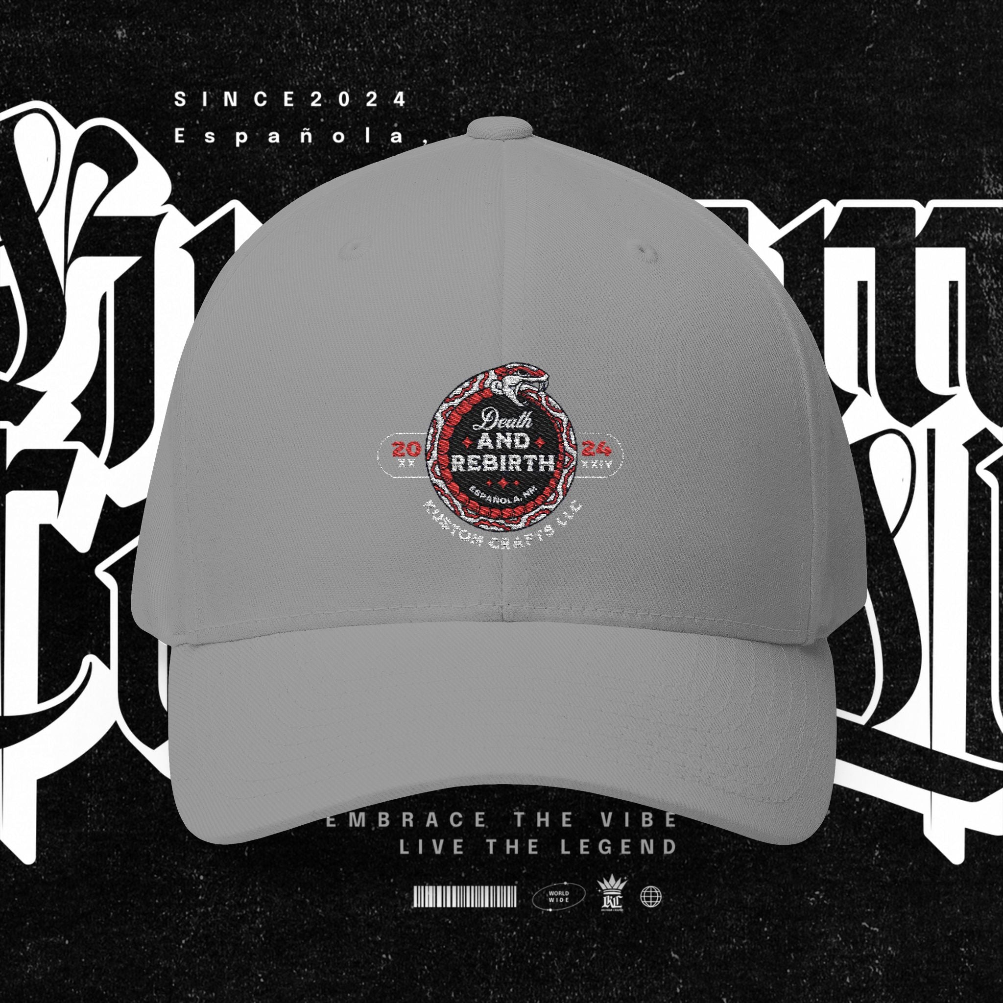 Death and Rebirth - Embroidered Cap
