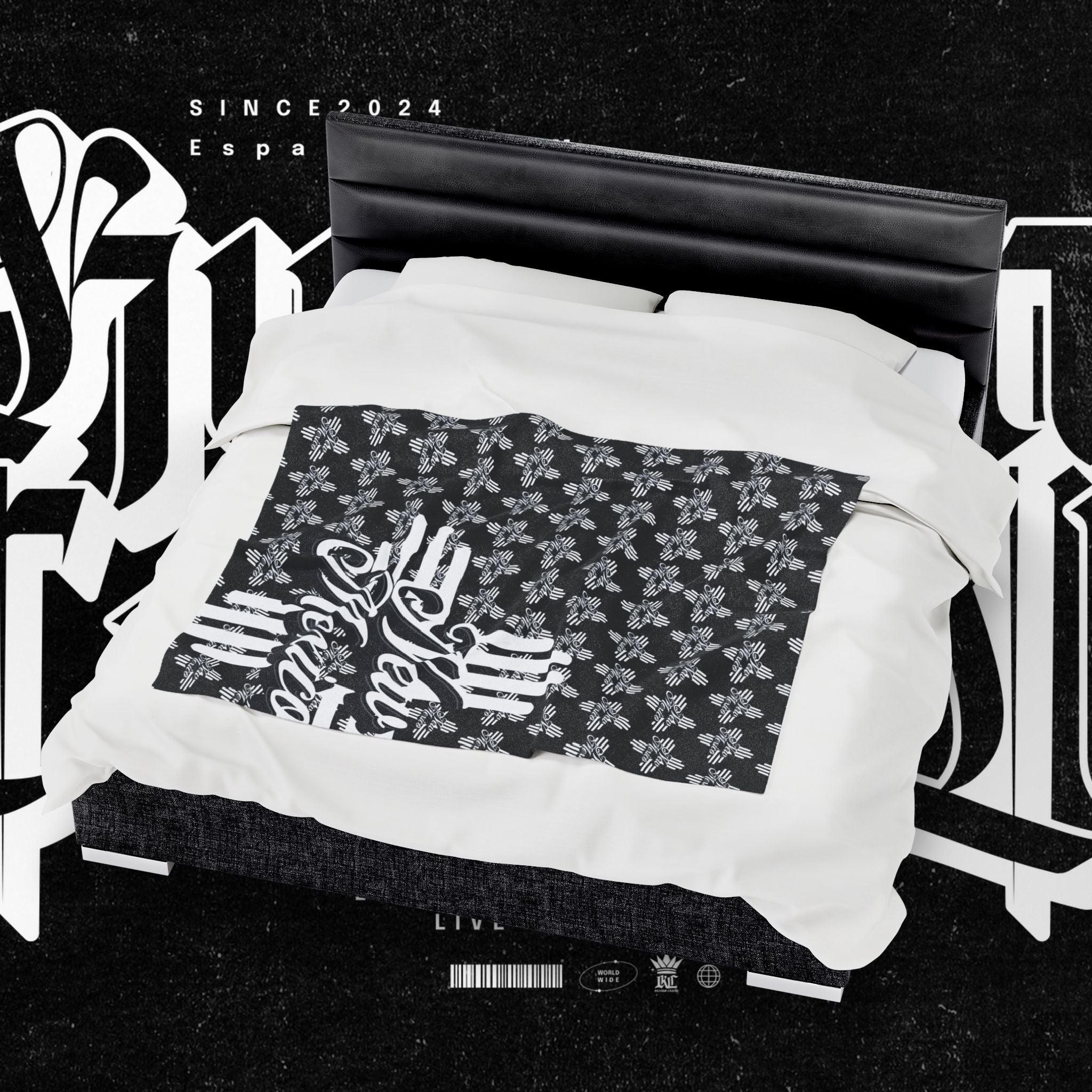 New Mexico Velveteen Plush Blanket