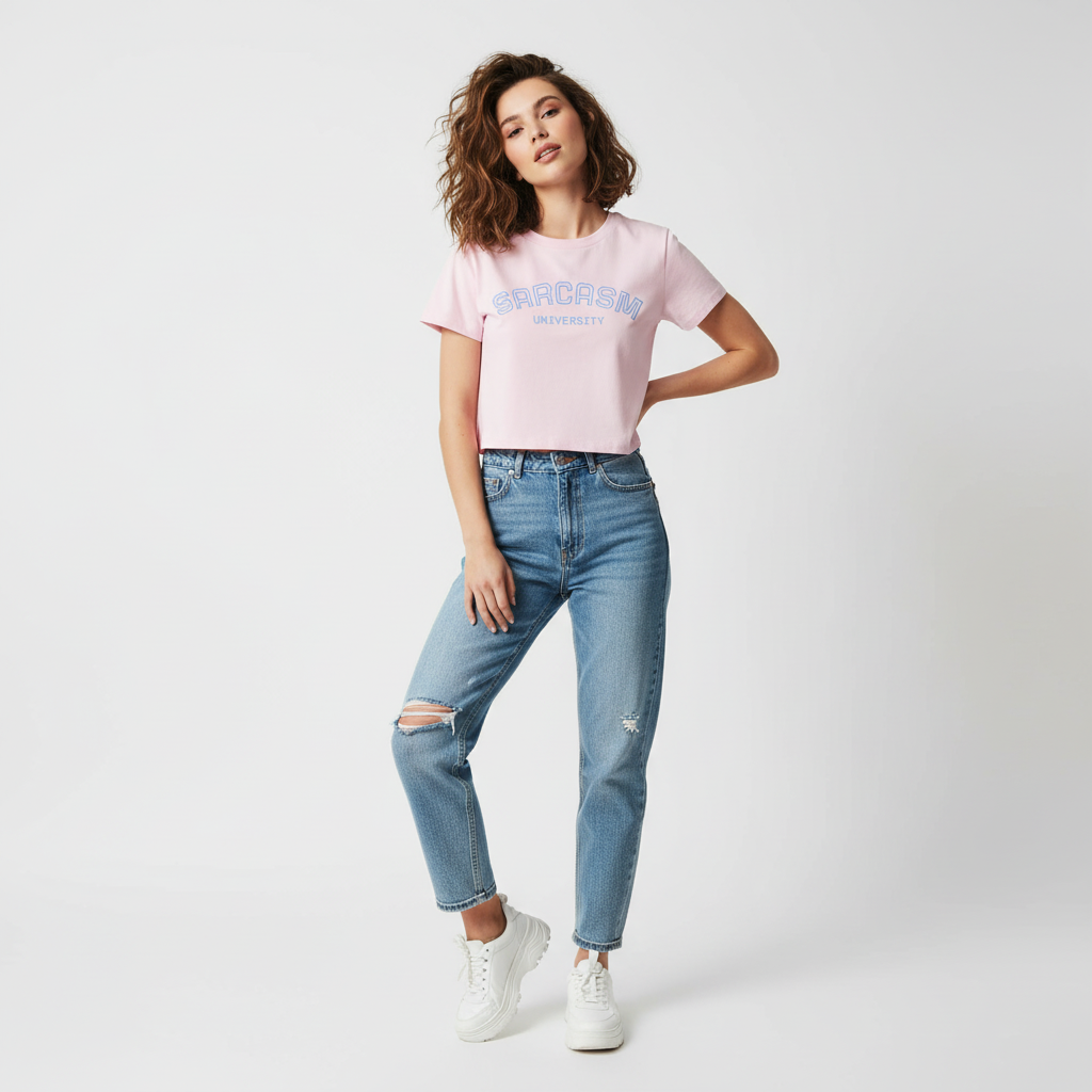 Sarcasm University — Women's Baby Tee