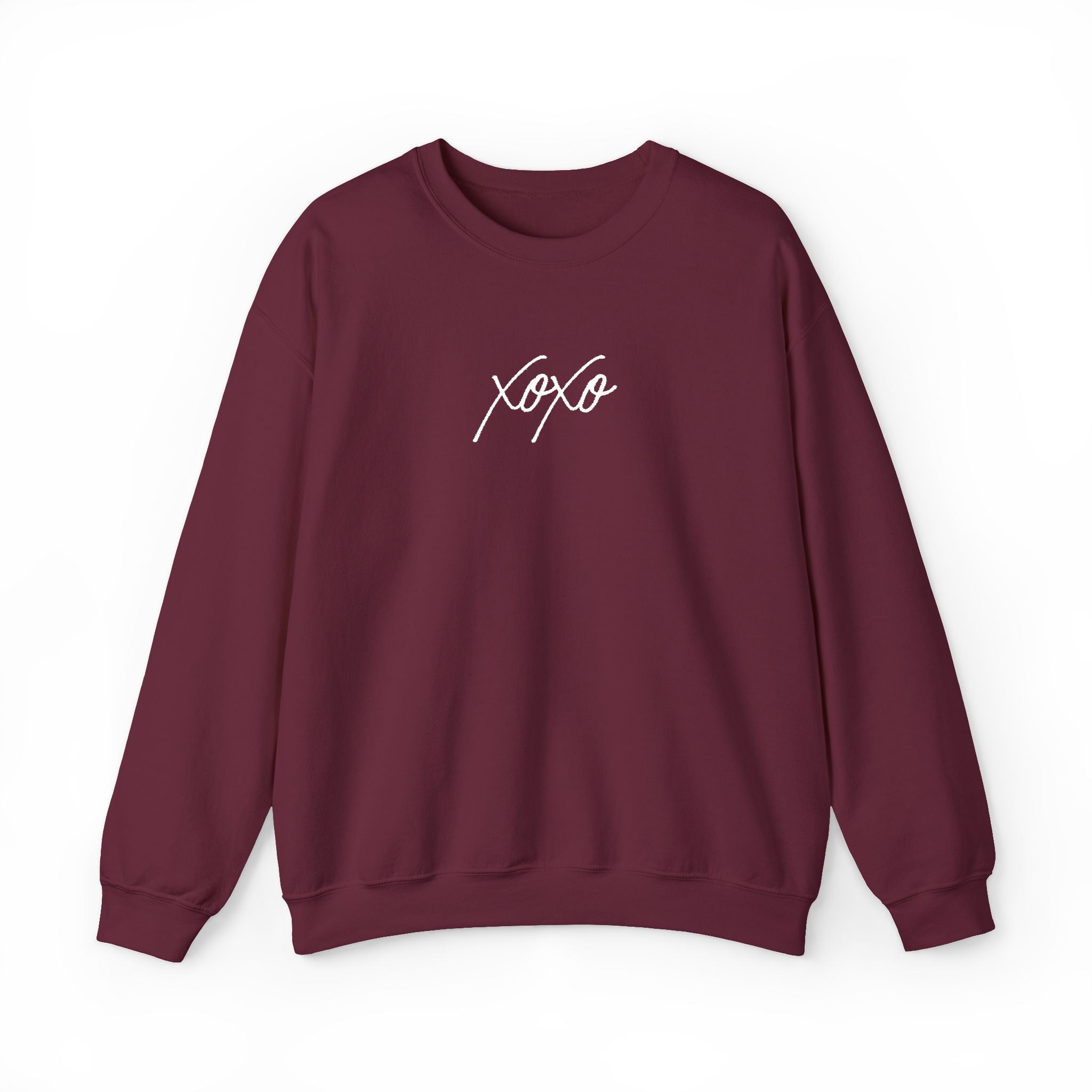 XOXO Embroidery Script Sweatshirt