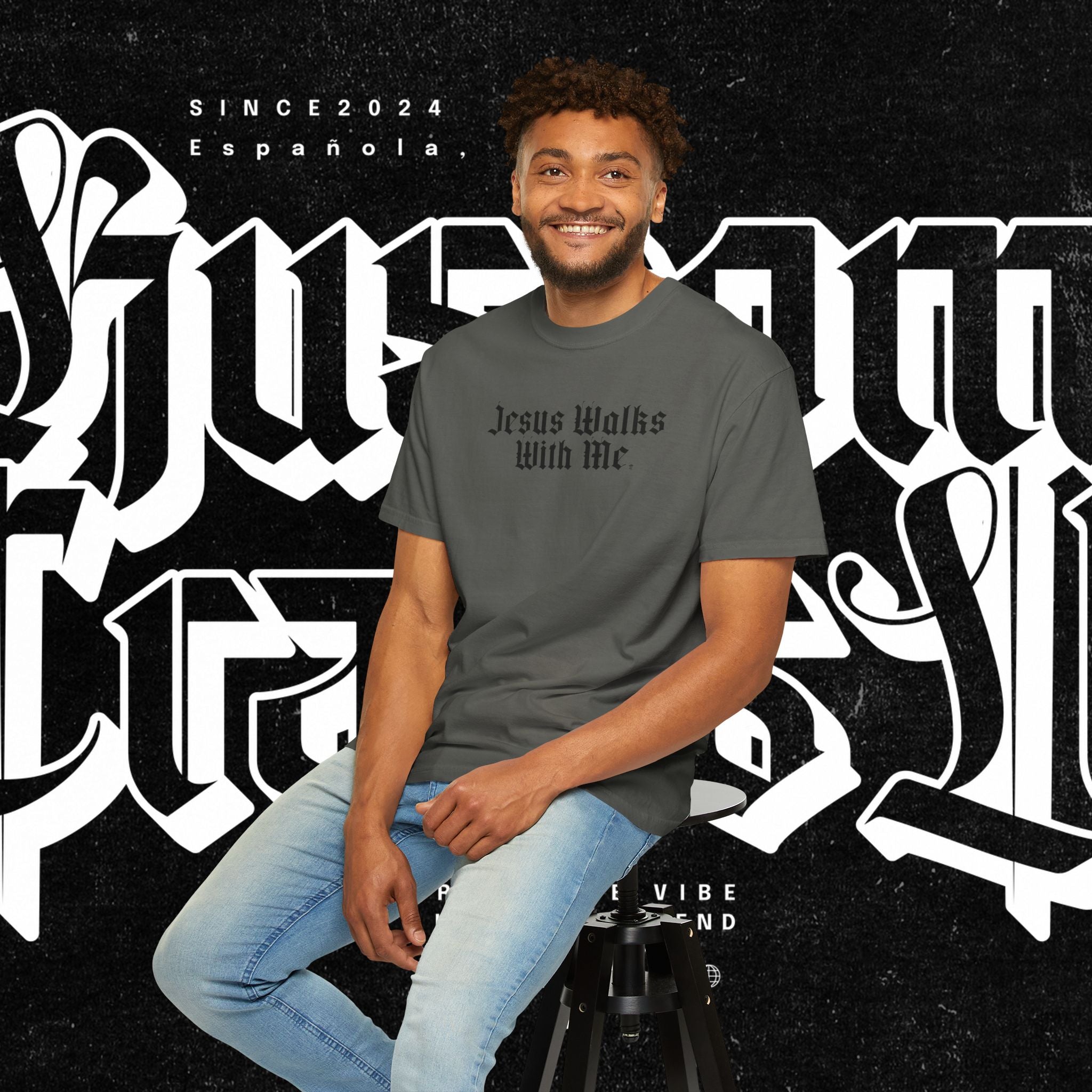 Jesus Walks with Me - Tee