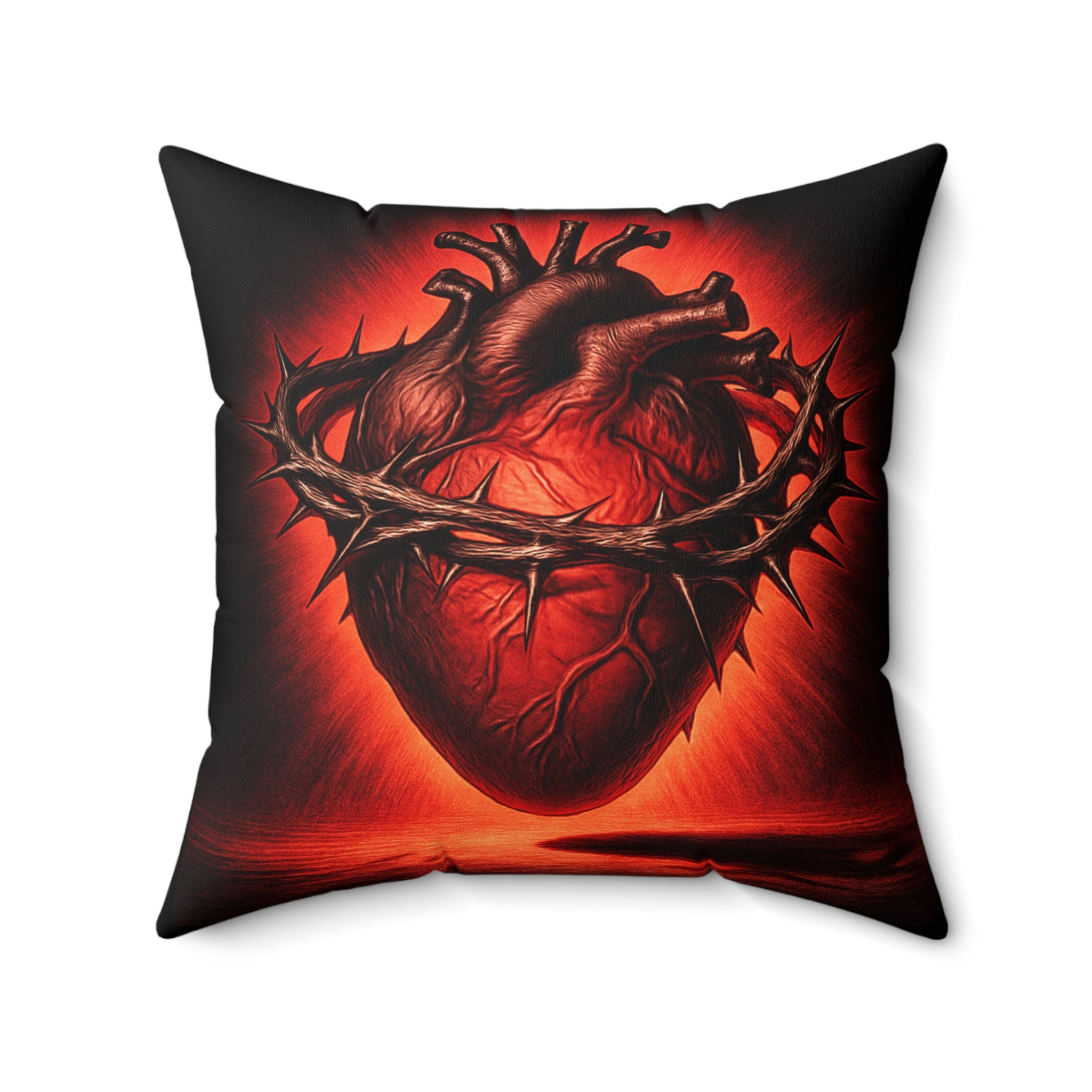 Sacred Heart Thorn Pillow