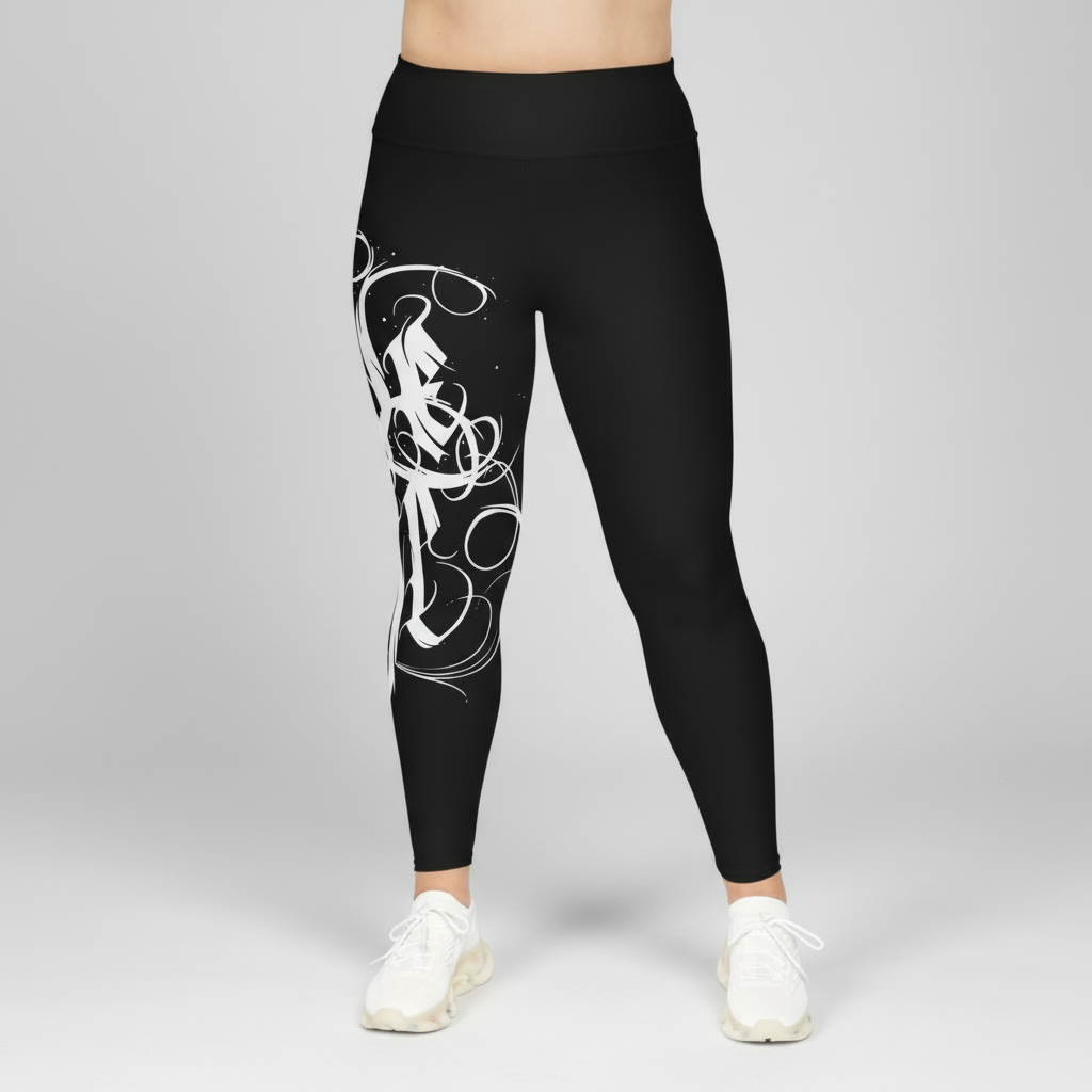 "Love Life" Plus Size Leggings