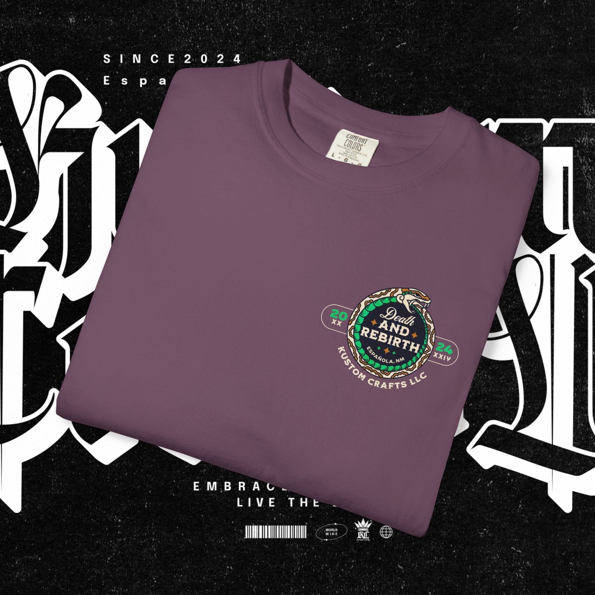 Death and Rebirth Snake Graphic Tee