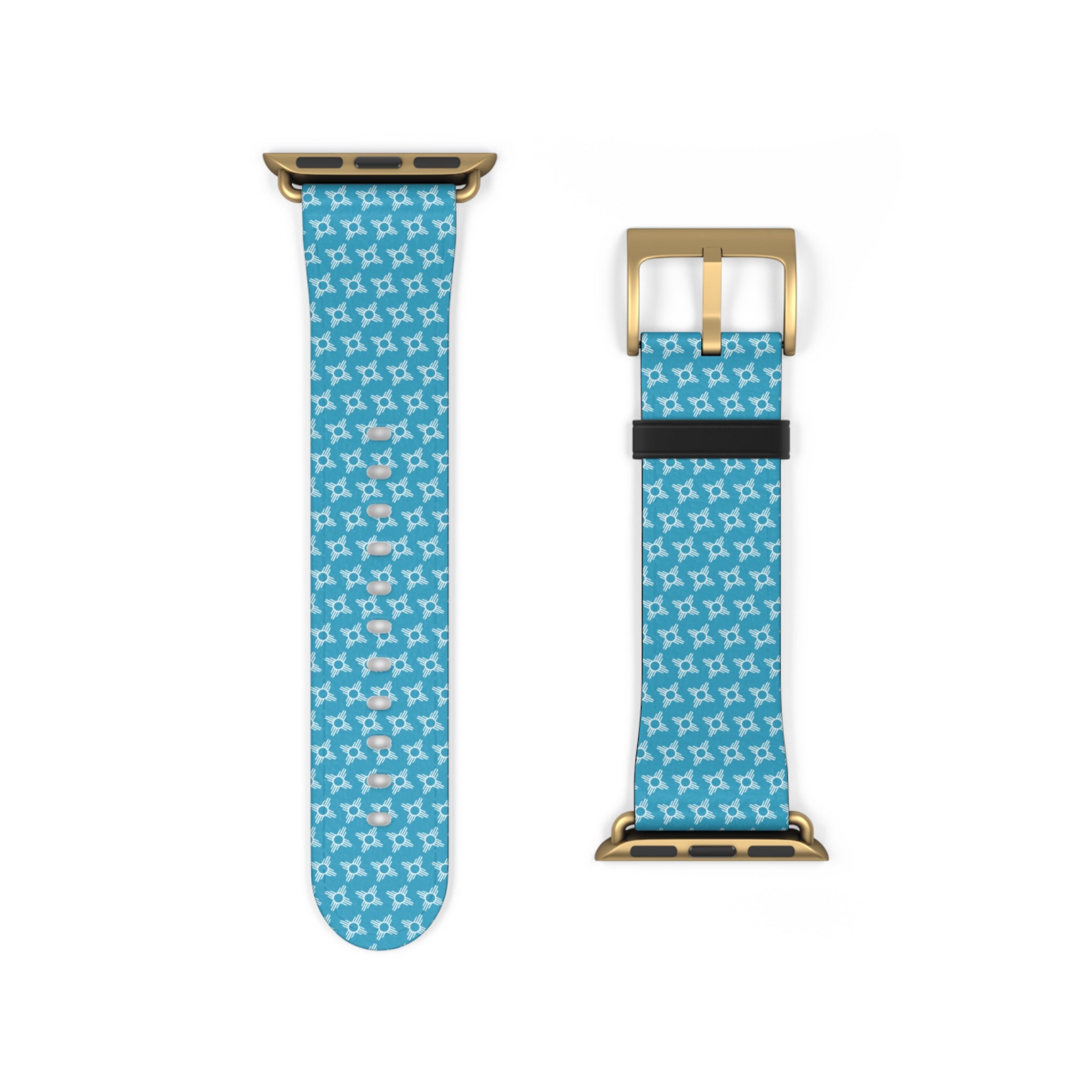 Zia Pattern Turquoise Watch Band
