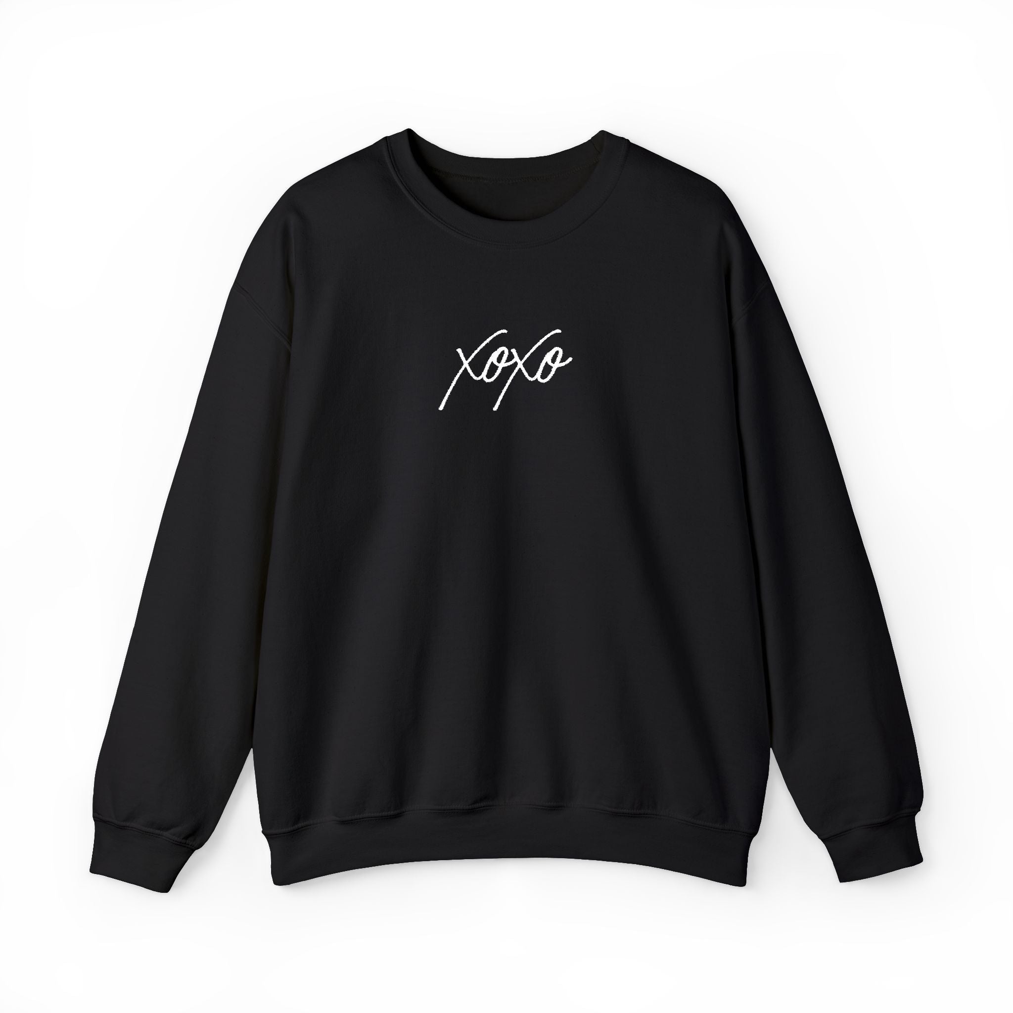 XOXO Embroidery Script Sweatshirt