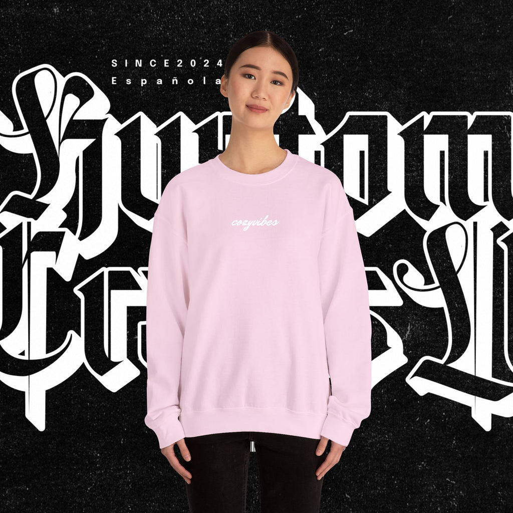 Cozy Vibes Embroidery Sweatshirt