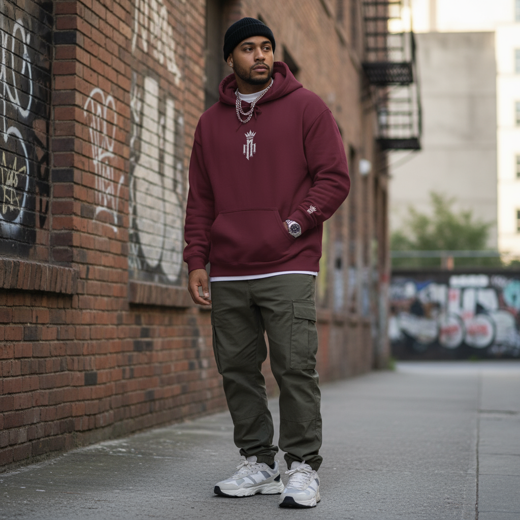 NM Monogram - Embroidered Hoodie