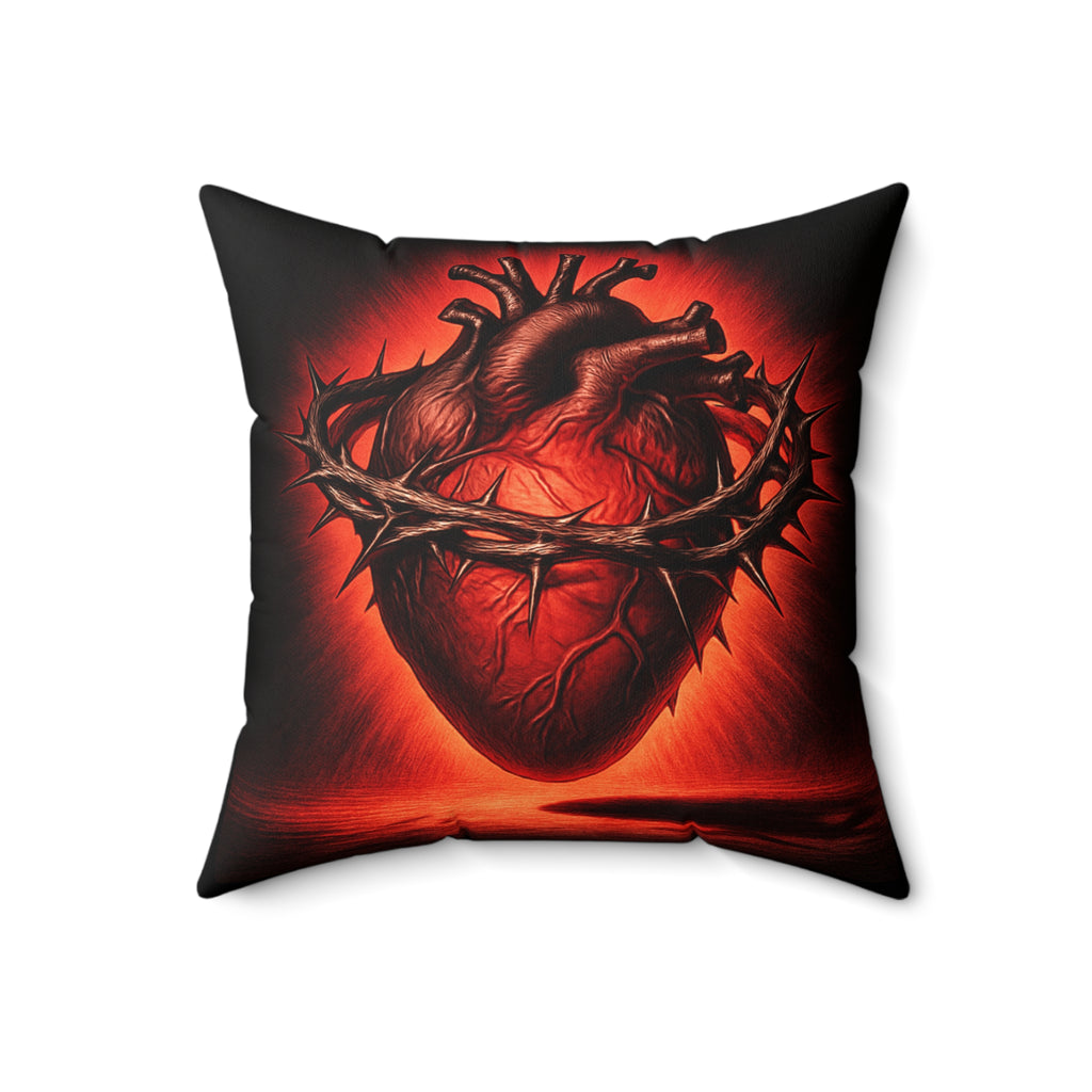 Sacred Heart Thorn Pillow