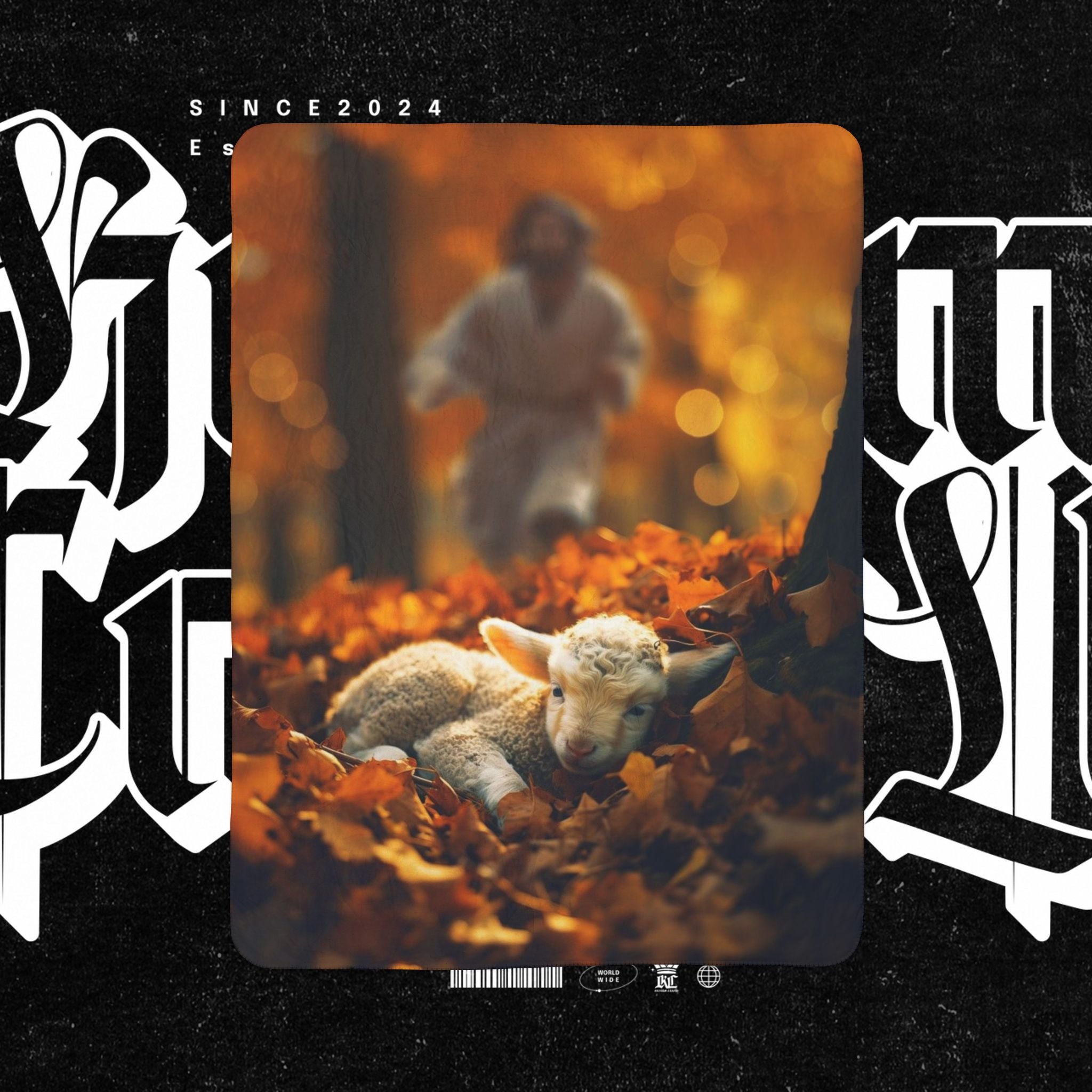 Lamb Of God - Fleece Sherpa Blanket