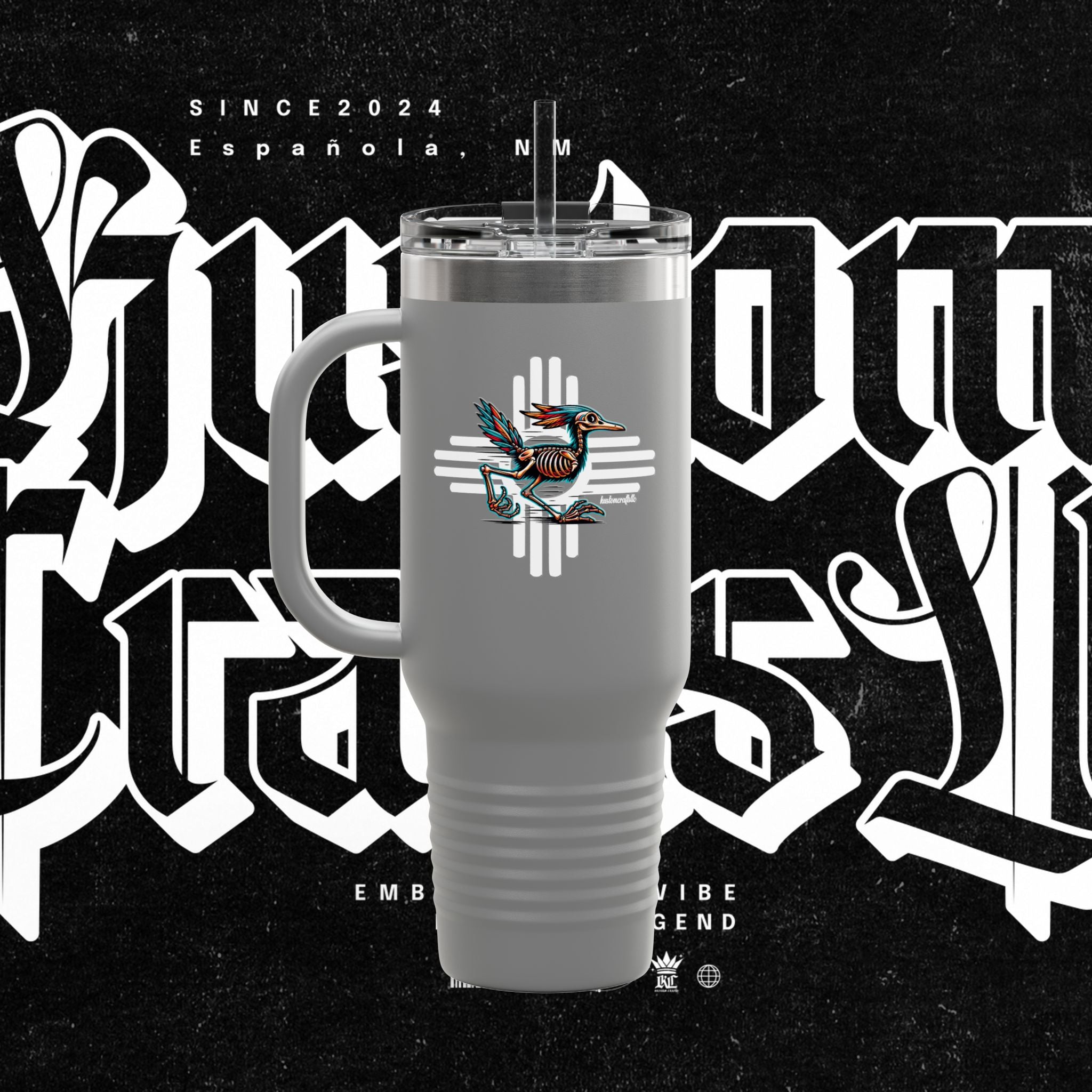 New Mexico Roadrunner - Insulated Travel Mug