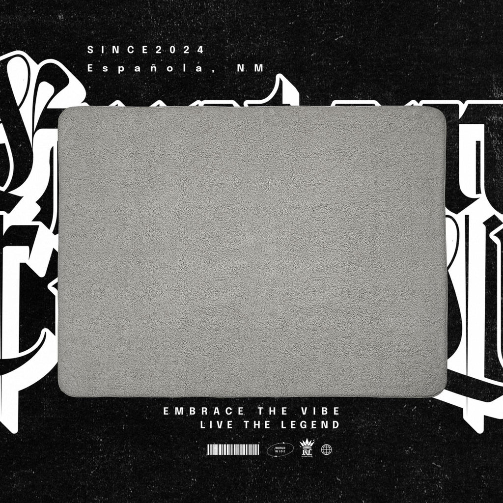 Virgen de Guadalupe Fleece Sherpa Blanket