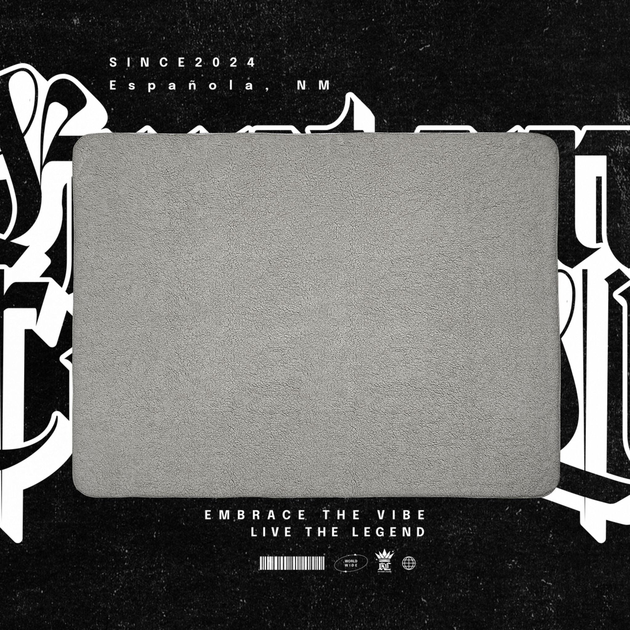 Virgen de Guadalupe Fleece Sherpa Blanket