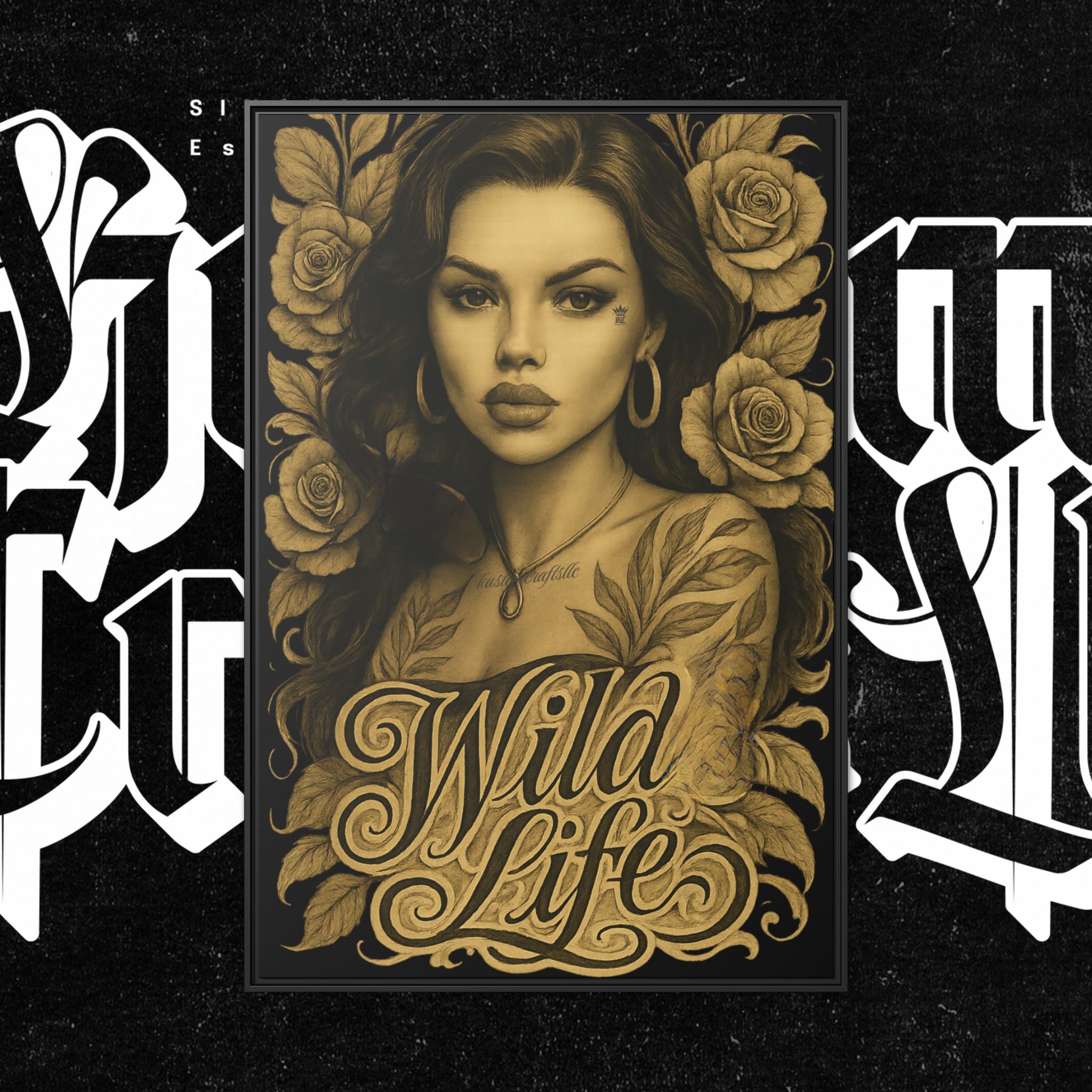 Wild Life — Framed Canvas