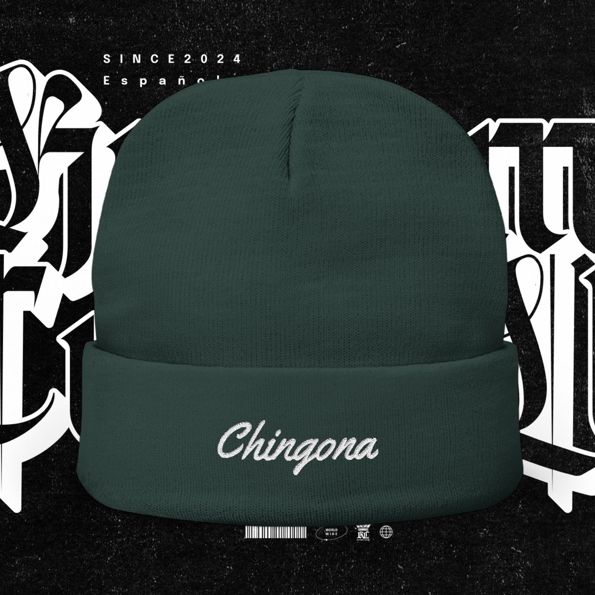 Chingona - Embroidery Beanie