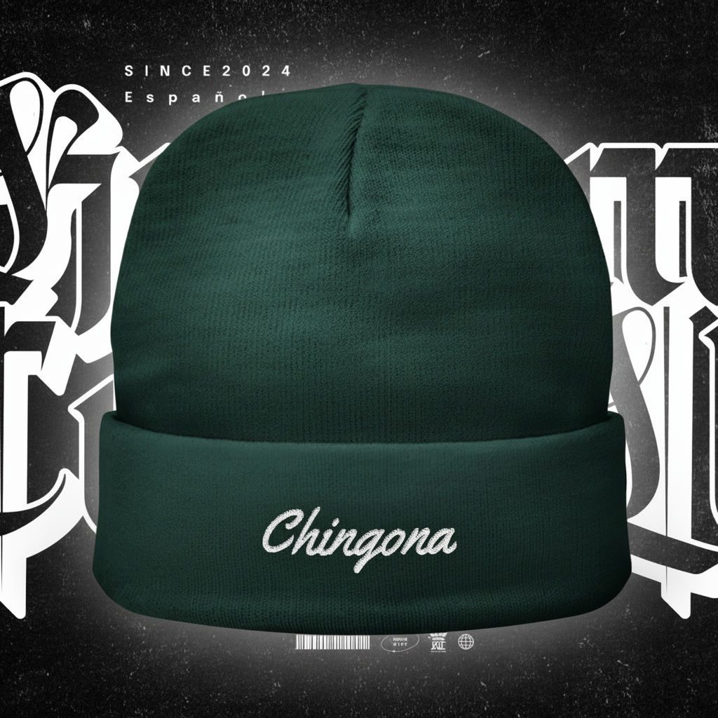 Chingona - Embroidery Beanie