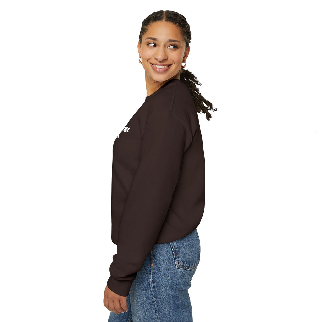 Hot Mama - Personalized Embroidery Crewneck Sweatshirt