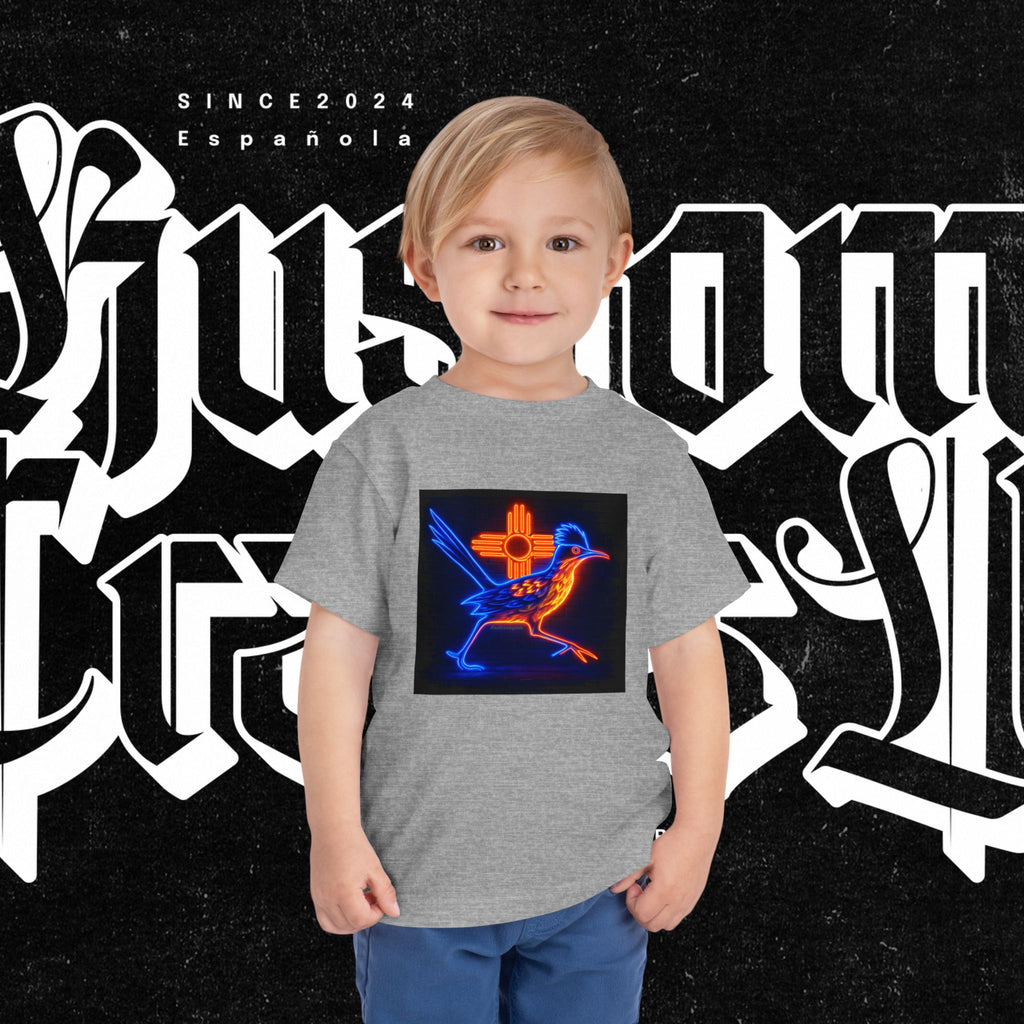 Neon Roadrunner New Mexico - Toddler Tee