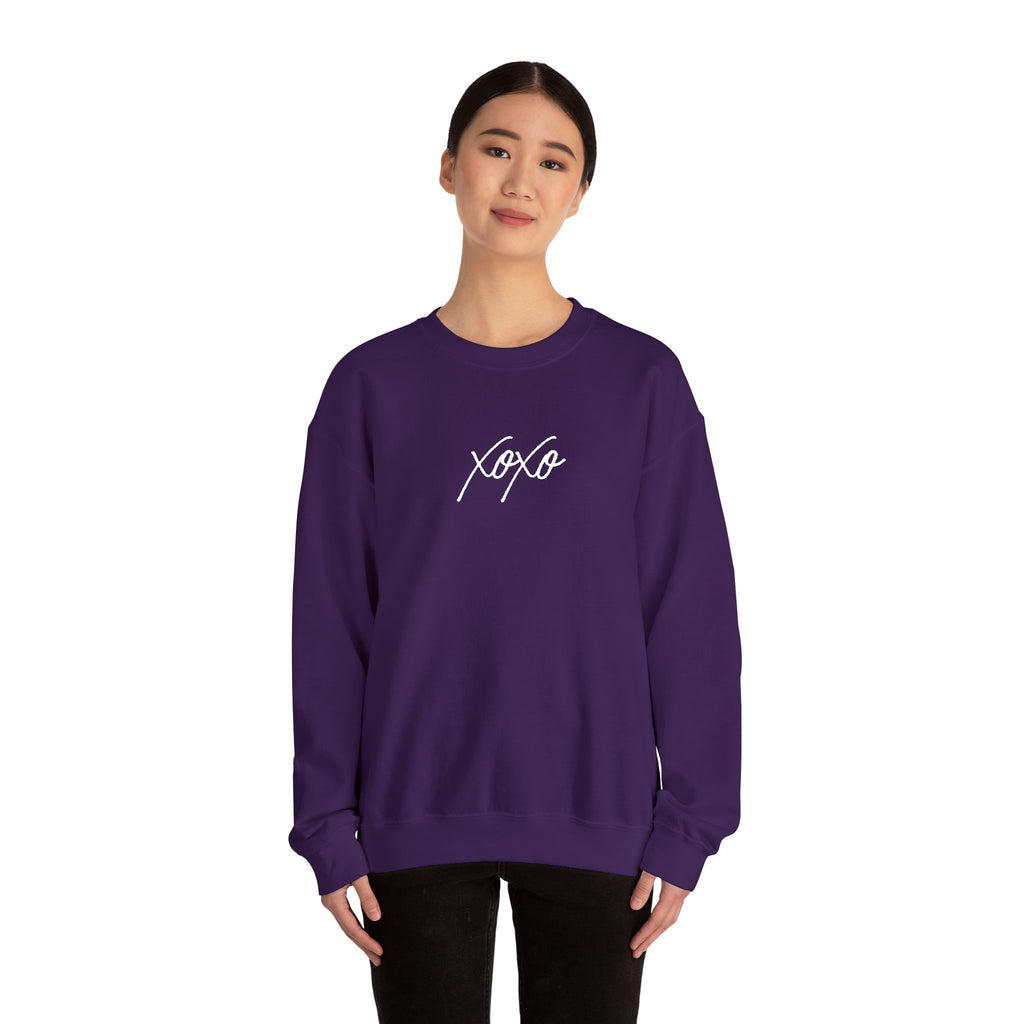 XOXO Embroidery Script Sweatshirt