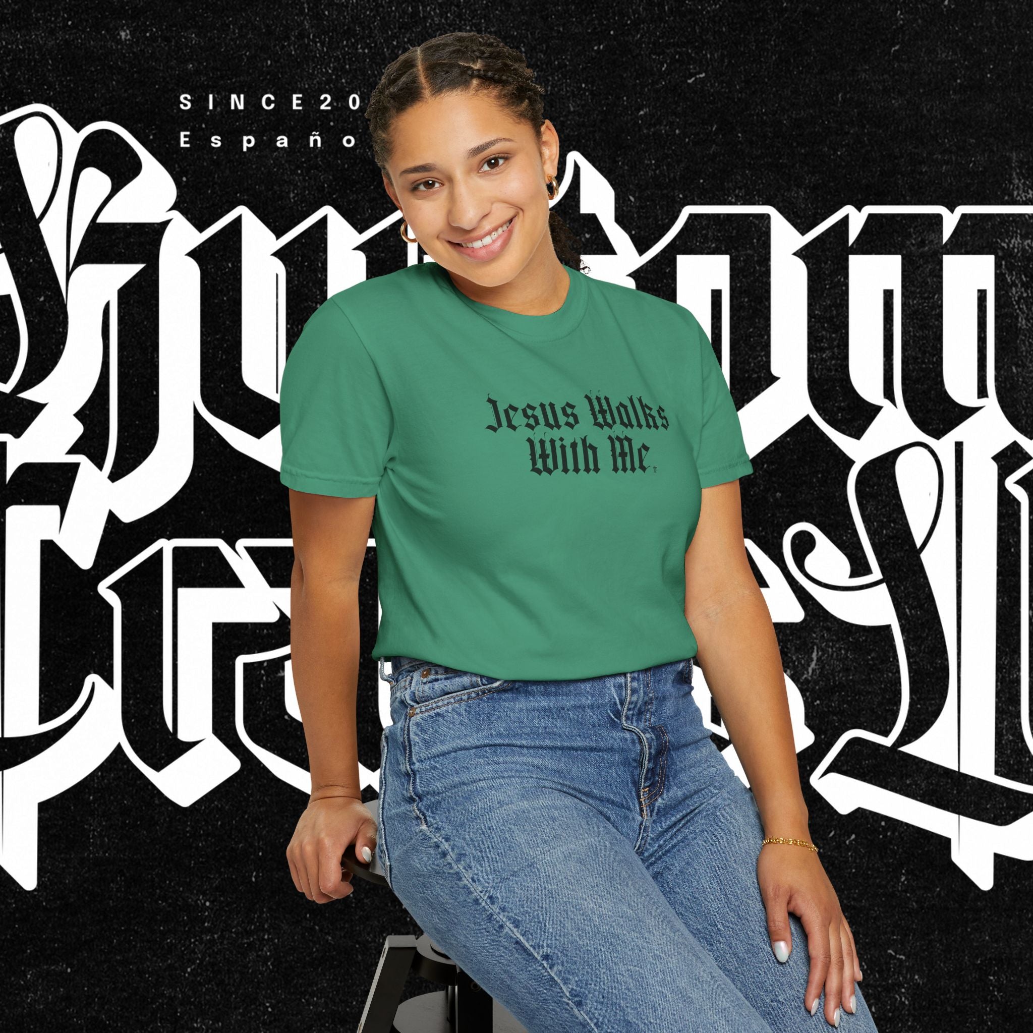 Jesus Walks with Me - Tee