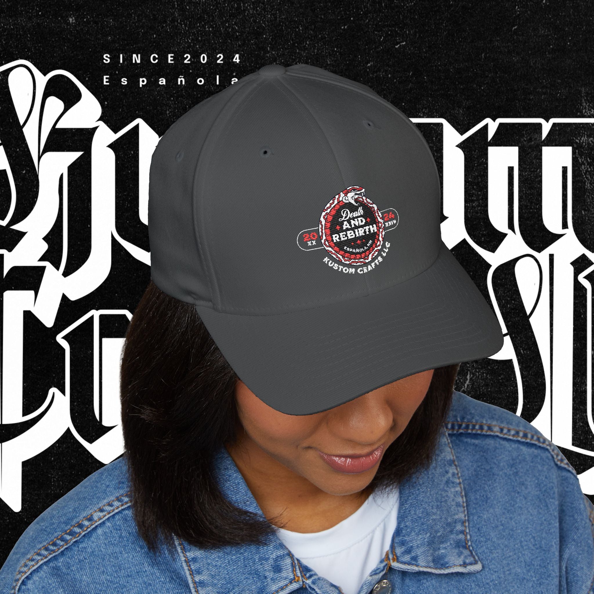 Death and Rebirth - Embroidered Cap