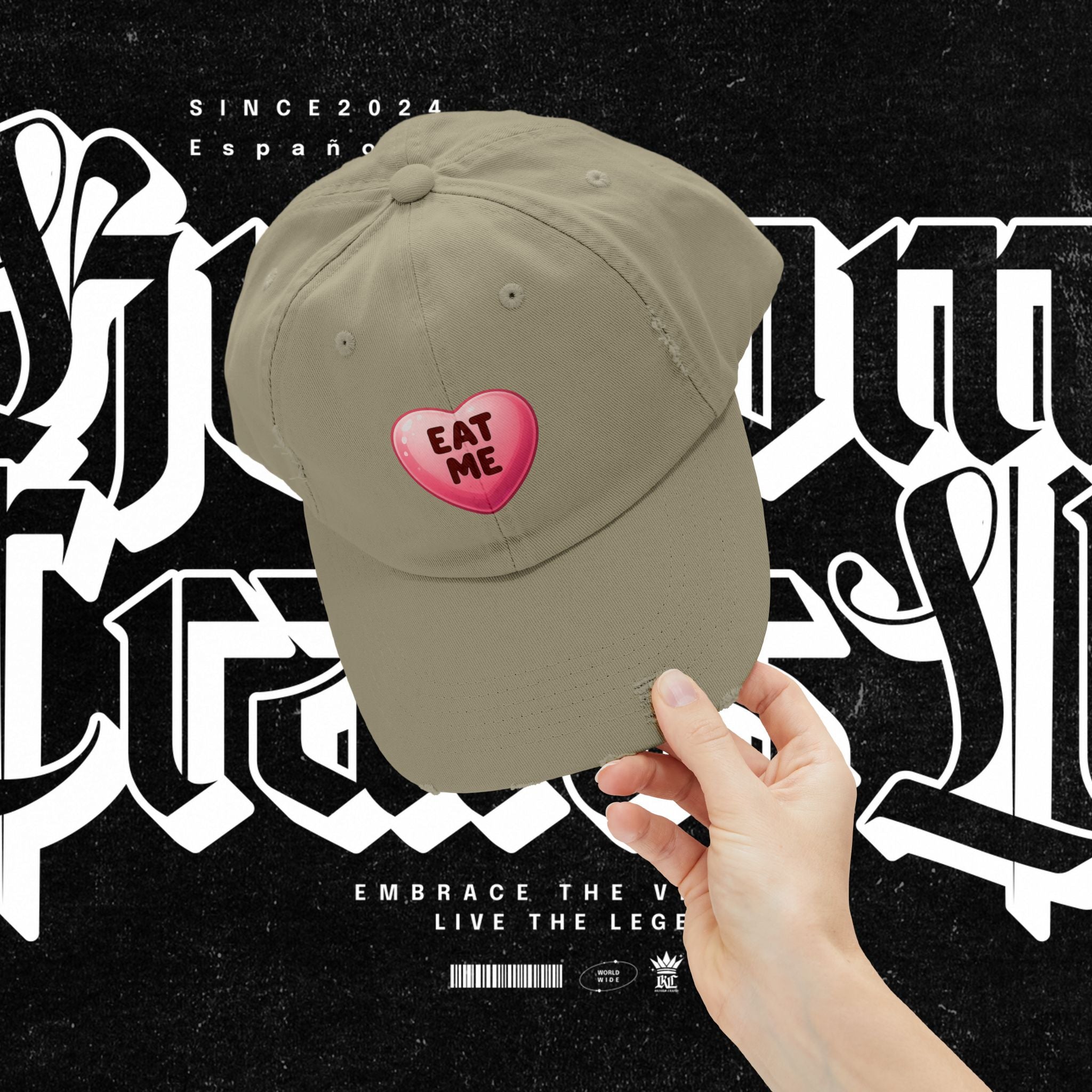 Eat Me — Distressed Cap