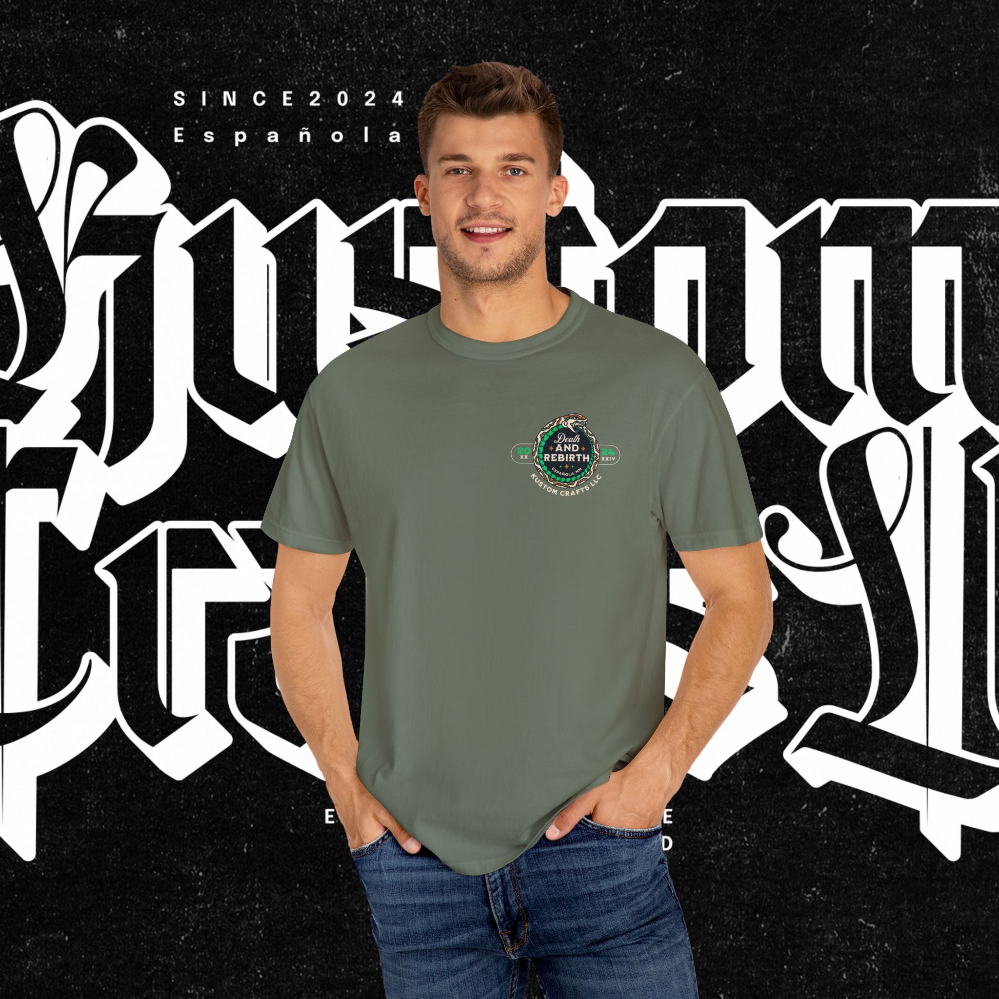 Death and Rebirth Snake Graphic Tee