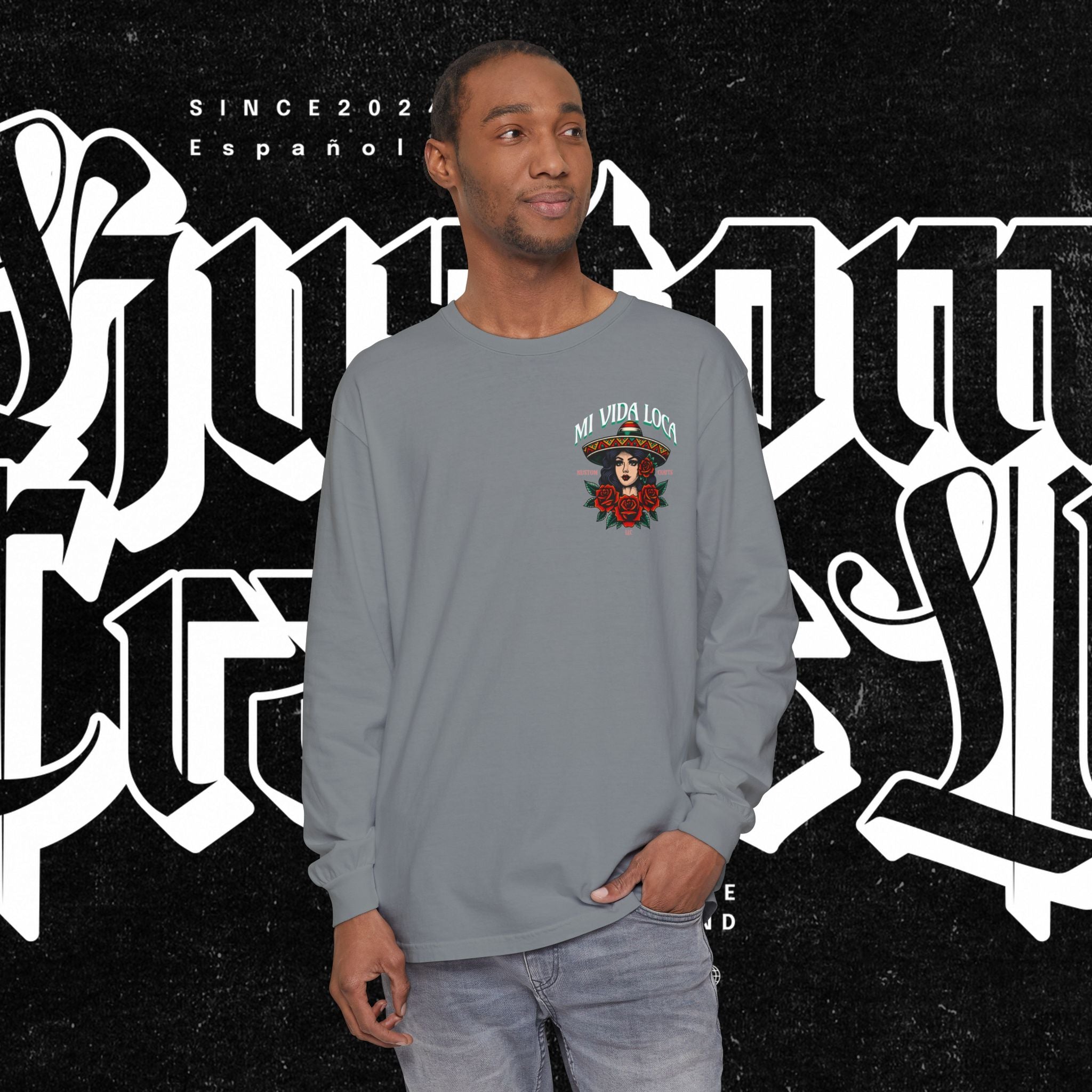 Mi Vida Loca - Long Sleeve T-Shirt (BACK PRINT)