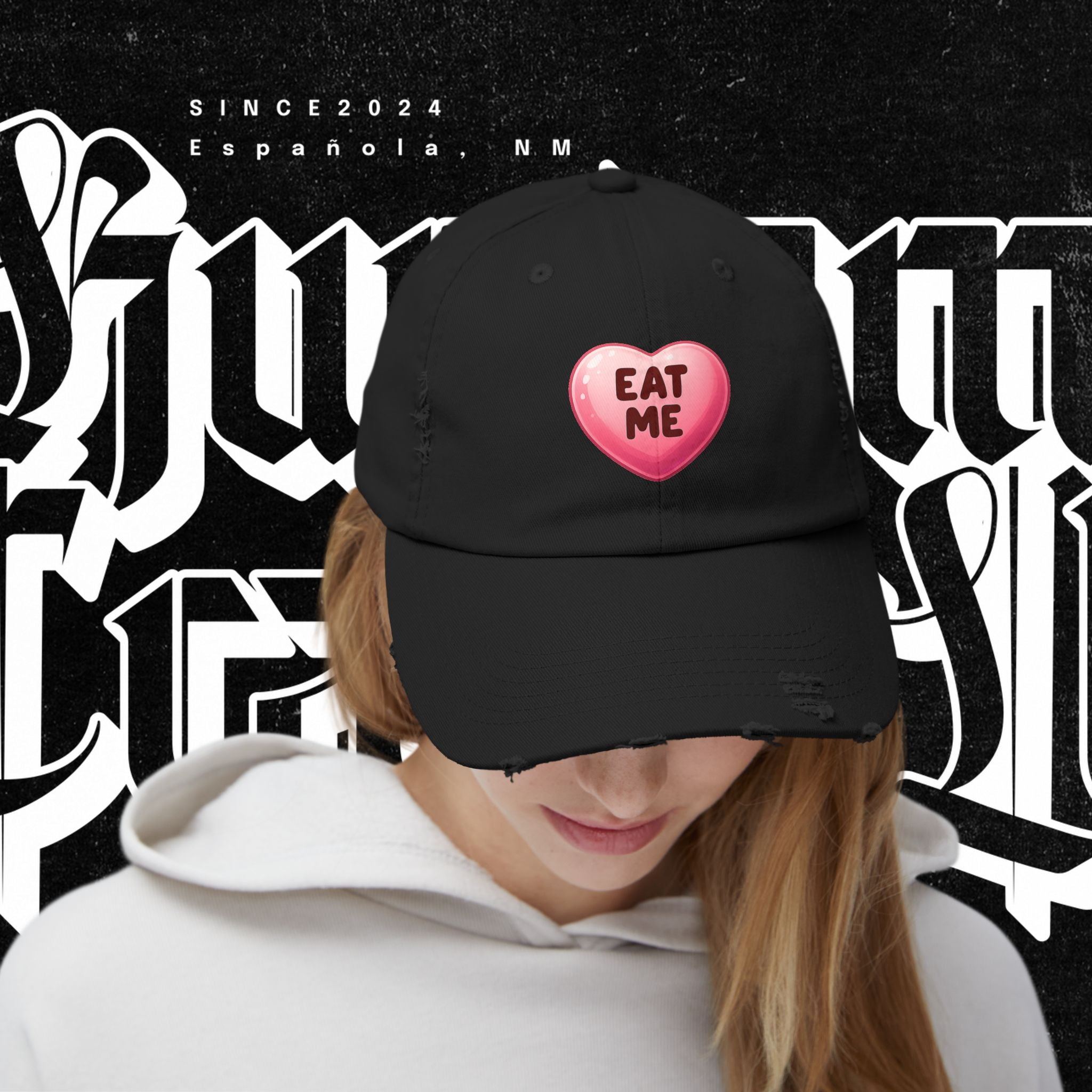 Eat Me — Distressed Cap