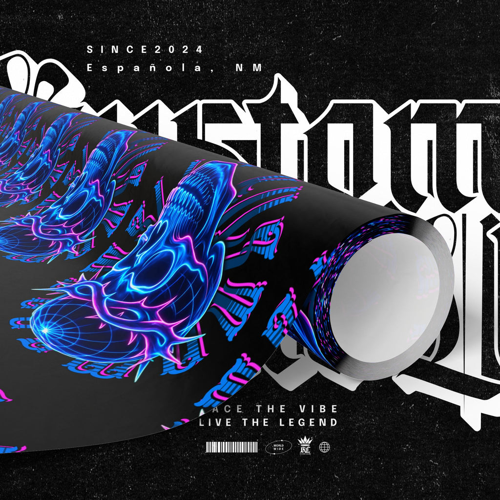 Neon Crown of Thorns — Wrapping Paper