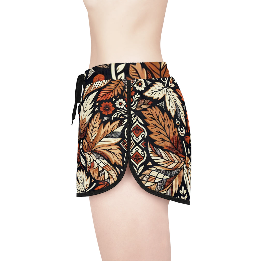Autumn Leaf Relaxed Shorts