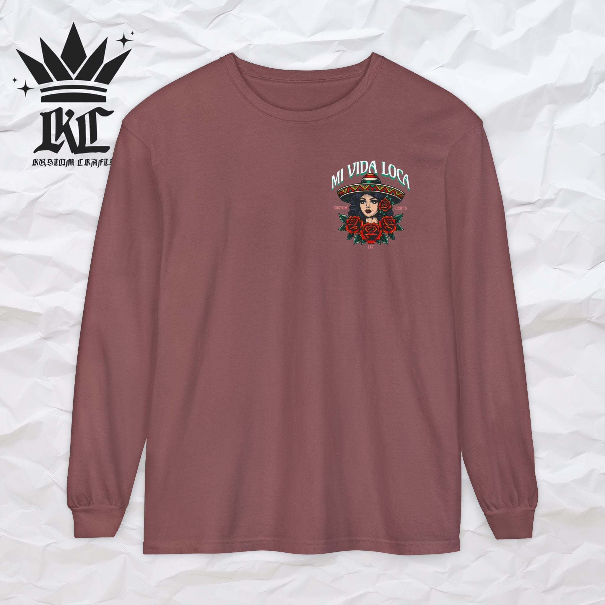 Mi Vida Loca - Long Sleeve T-Shirt (BACK PRINT)