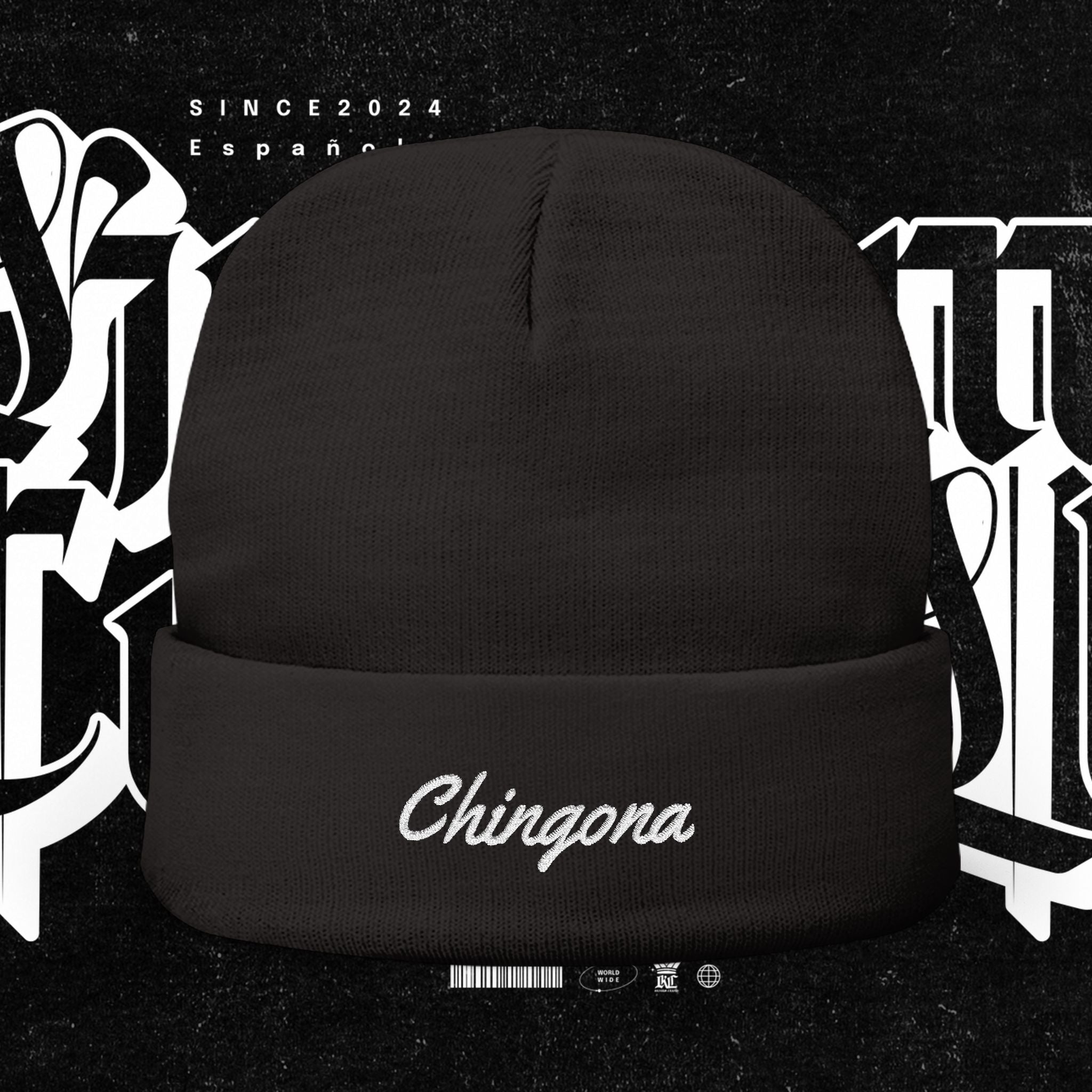 Chingona - Embroidery Beanie