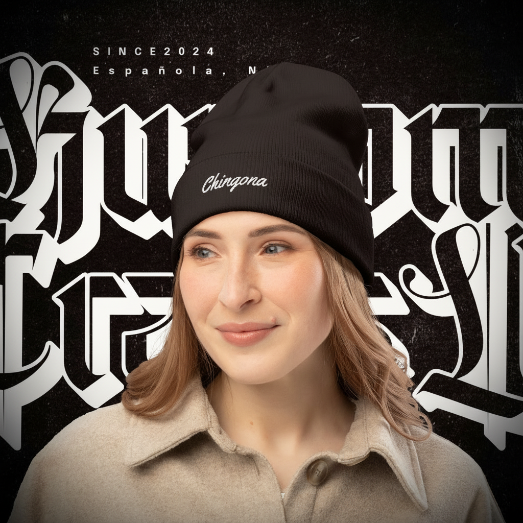 Chingona - Embroidery Beanie