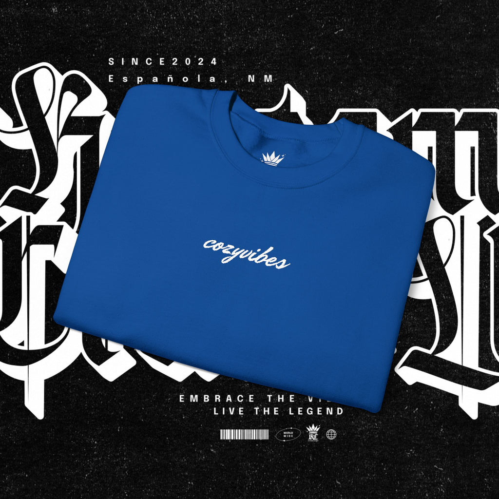 Cozy Vibes Embroidery Sweatshirt