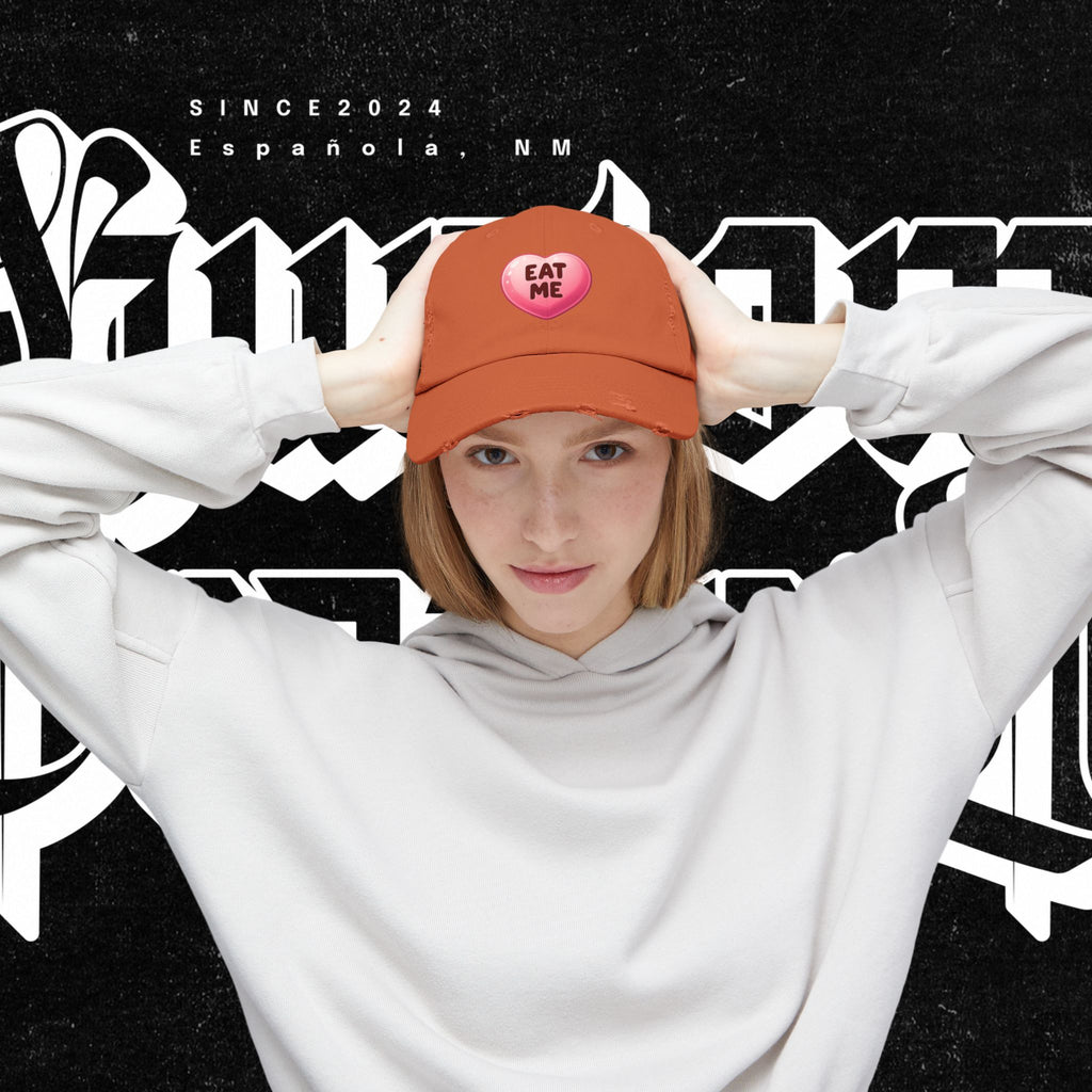 Eat Me — Distressed Cap
