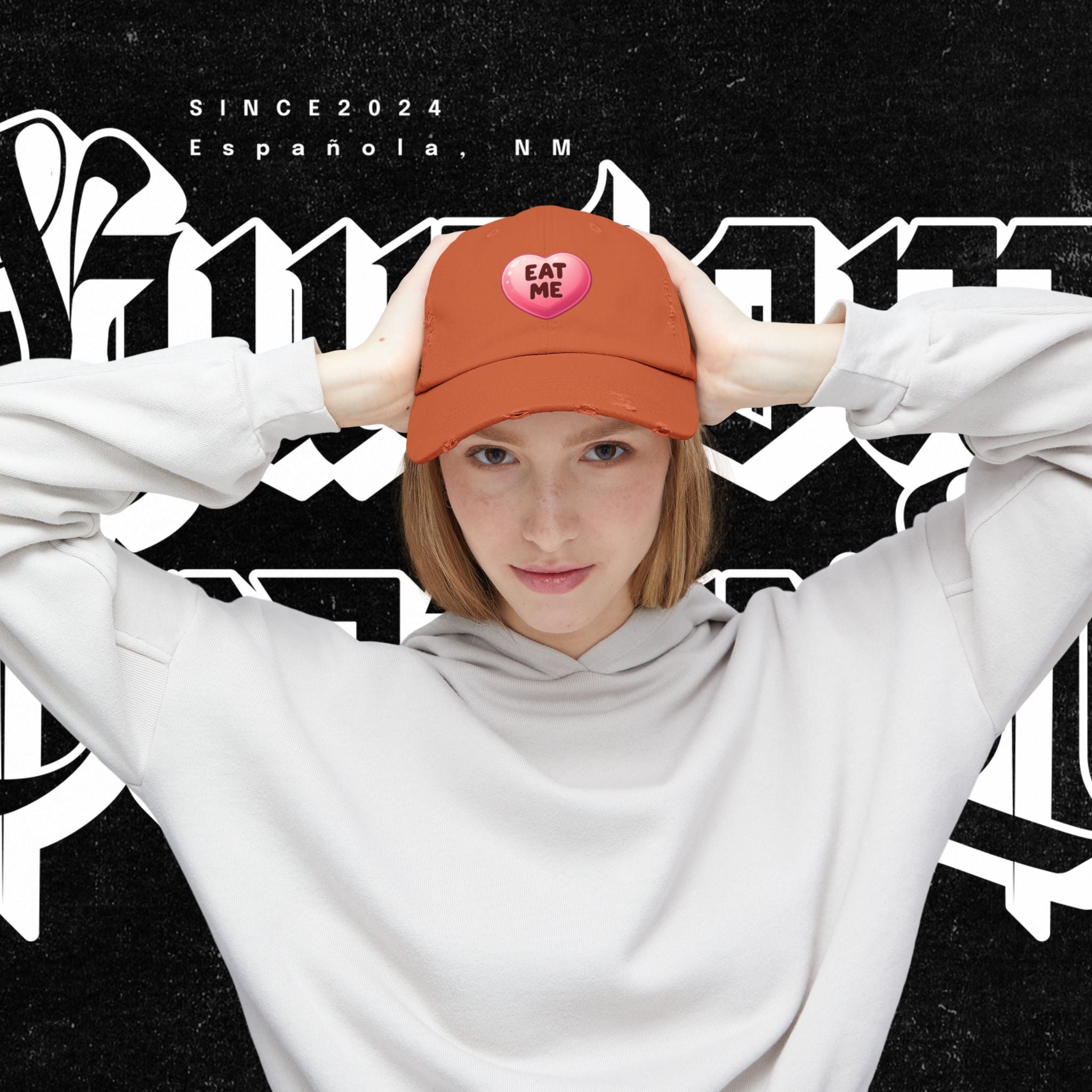 Eat Me — Distressed Cap