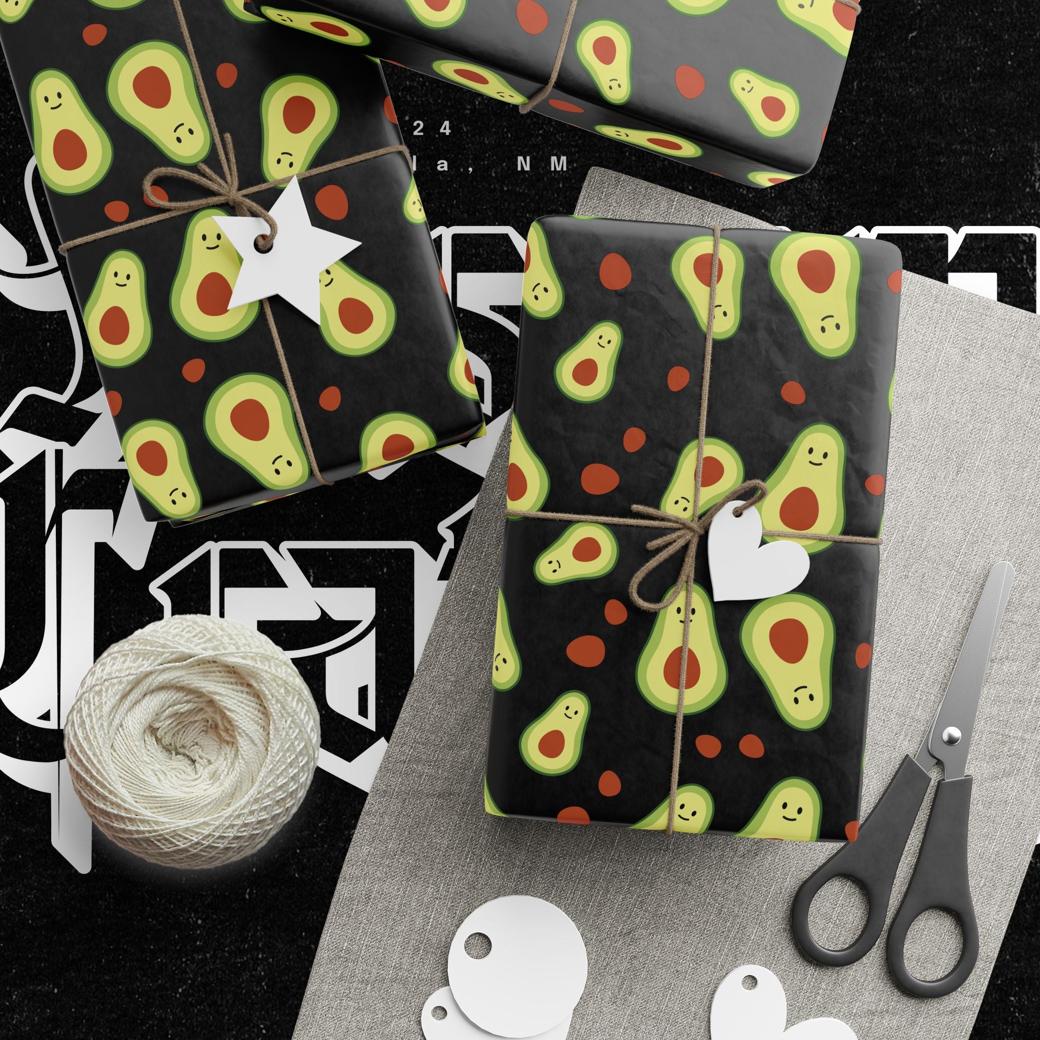 Avocado Print Wrapping Paper