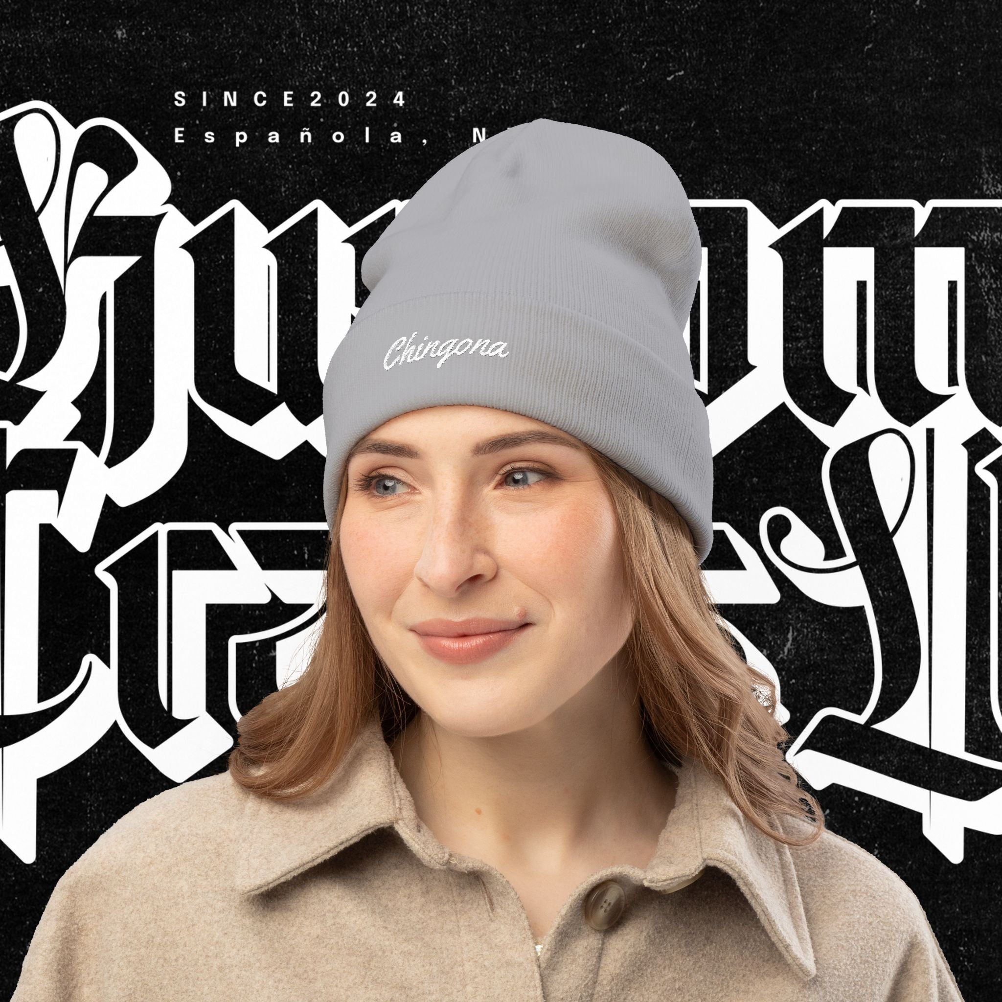 Chingona - Embroidery Beanie