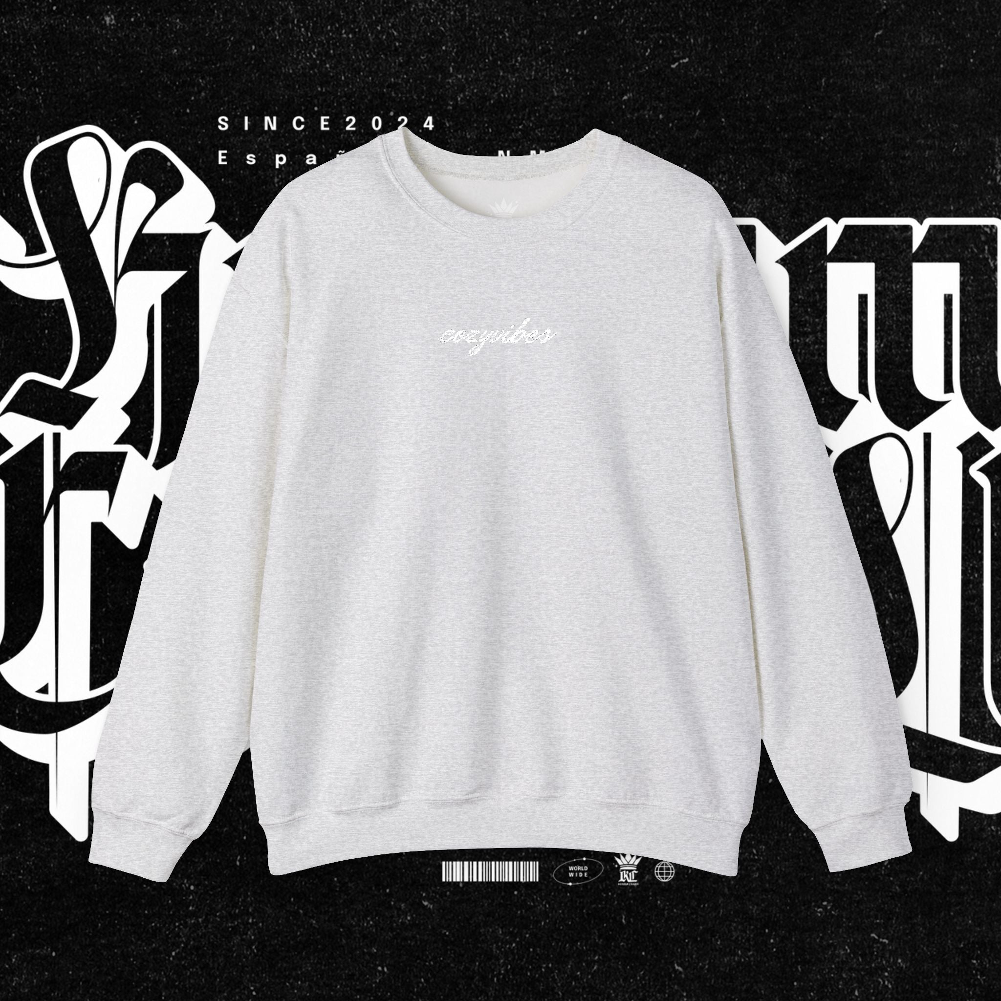 Cozy Vibes Embroidery Sweatshirt