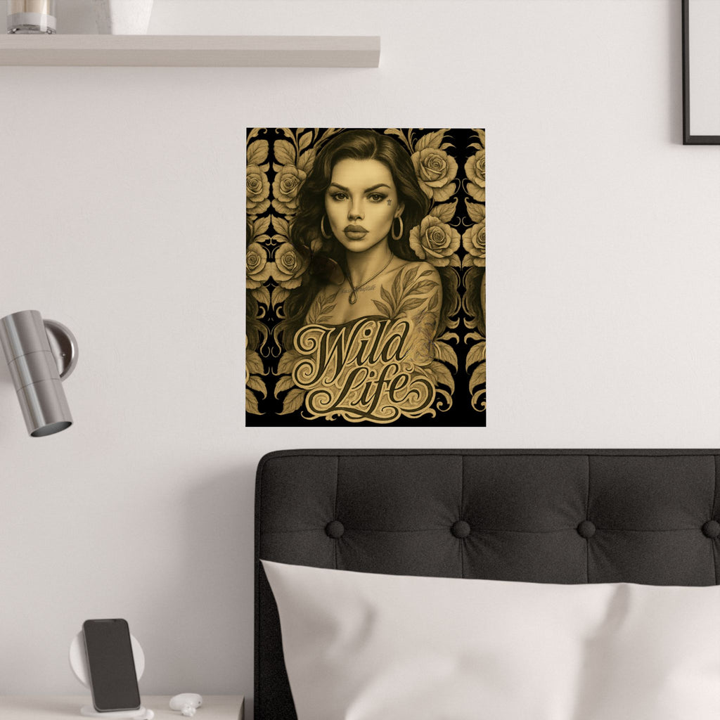 Wild Life Satin Poster