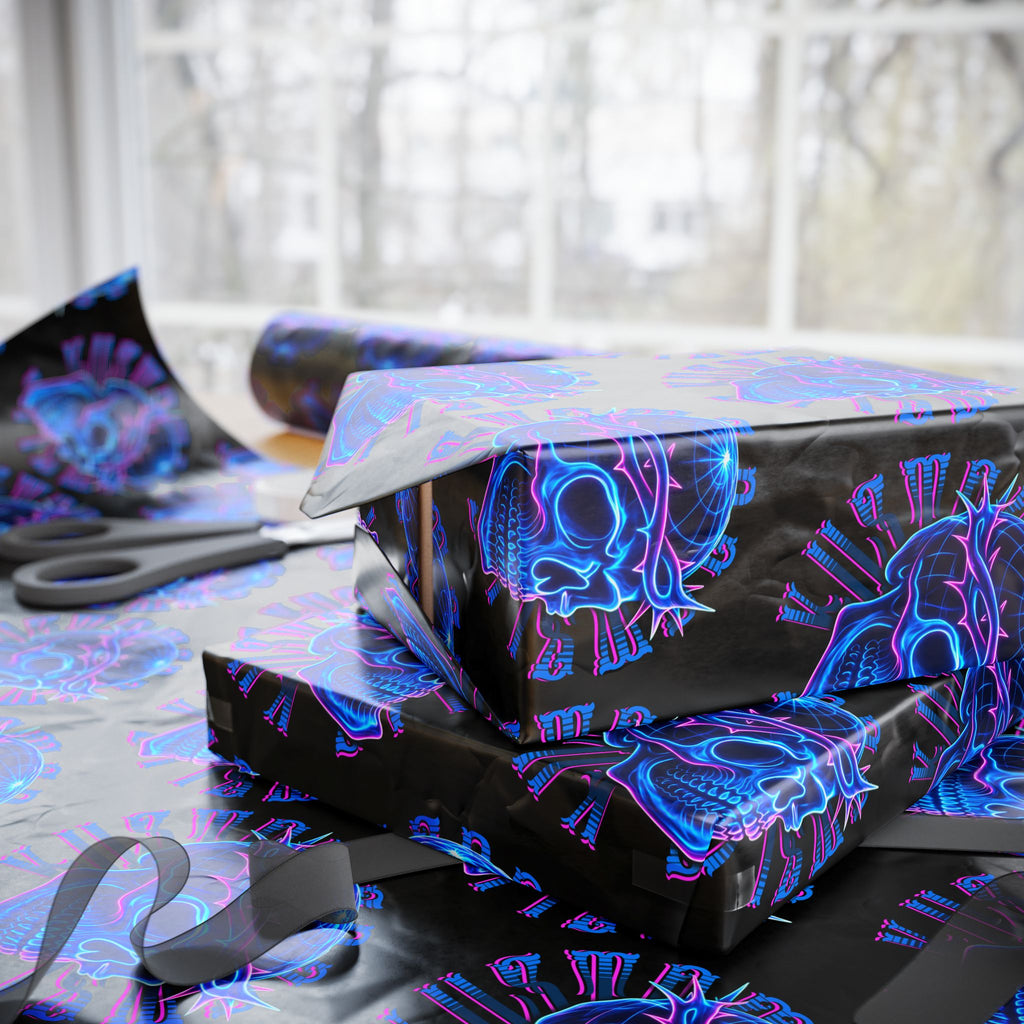 Neon Crown of Thorns — Wrapping Paper