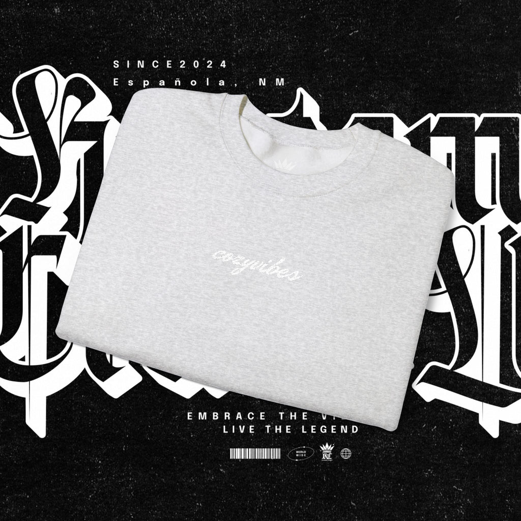 Cozy Vibes Embroidery Sweatshirt