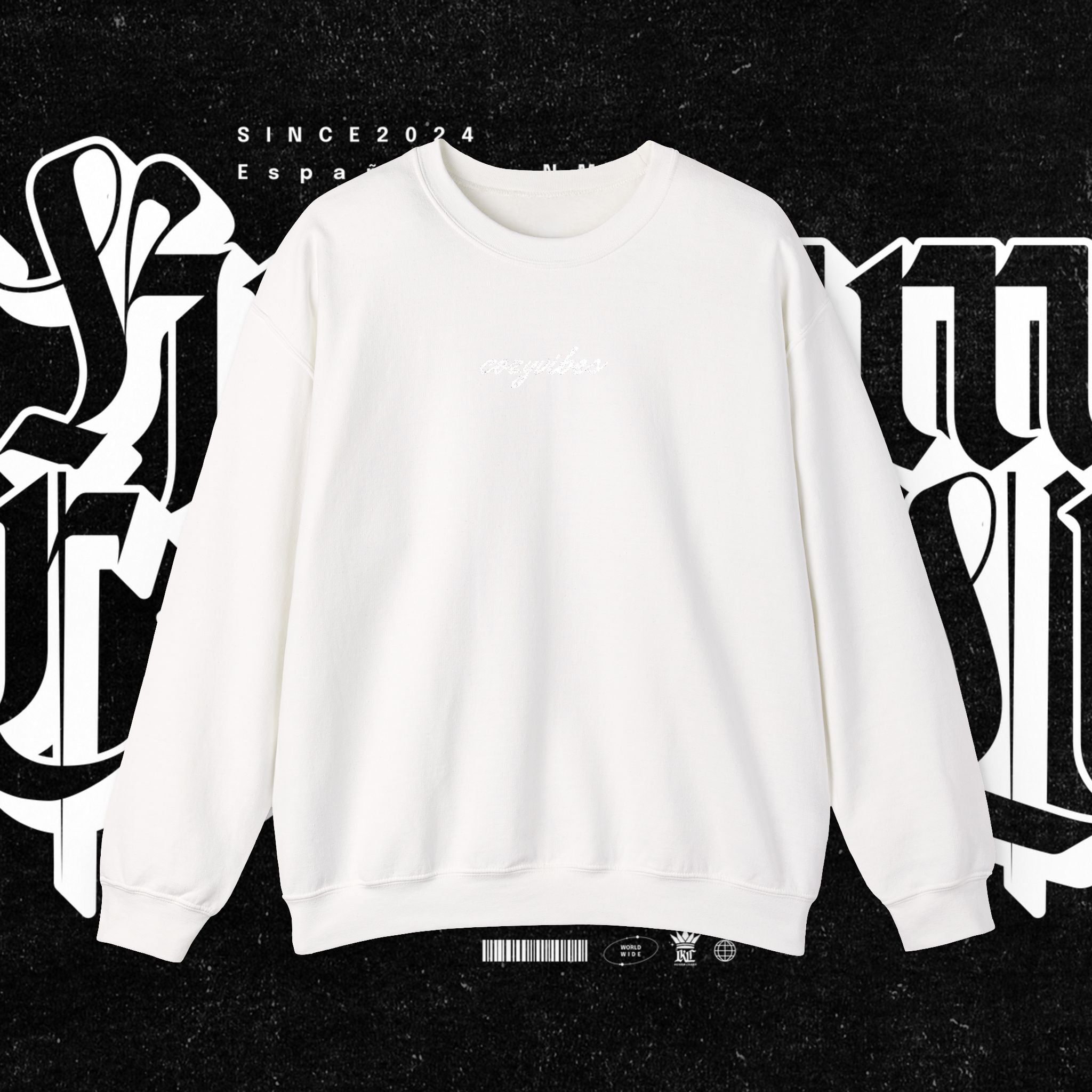 Cozy Vibes Embroidery Sweatshirt